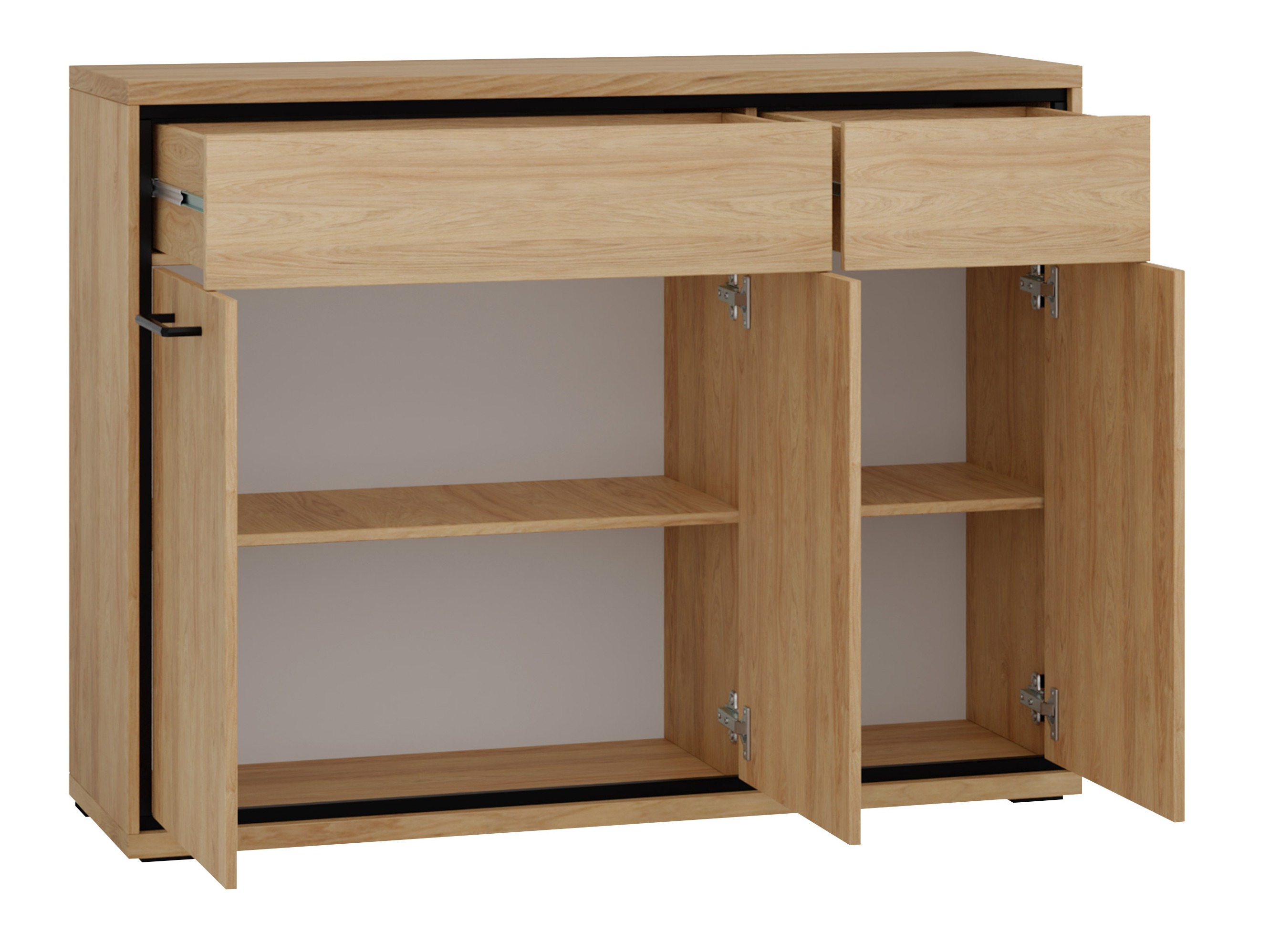 Cassettiera Etrmoni 104 (Luminoso legno + Quercia)