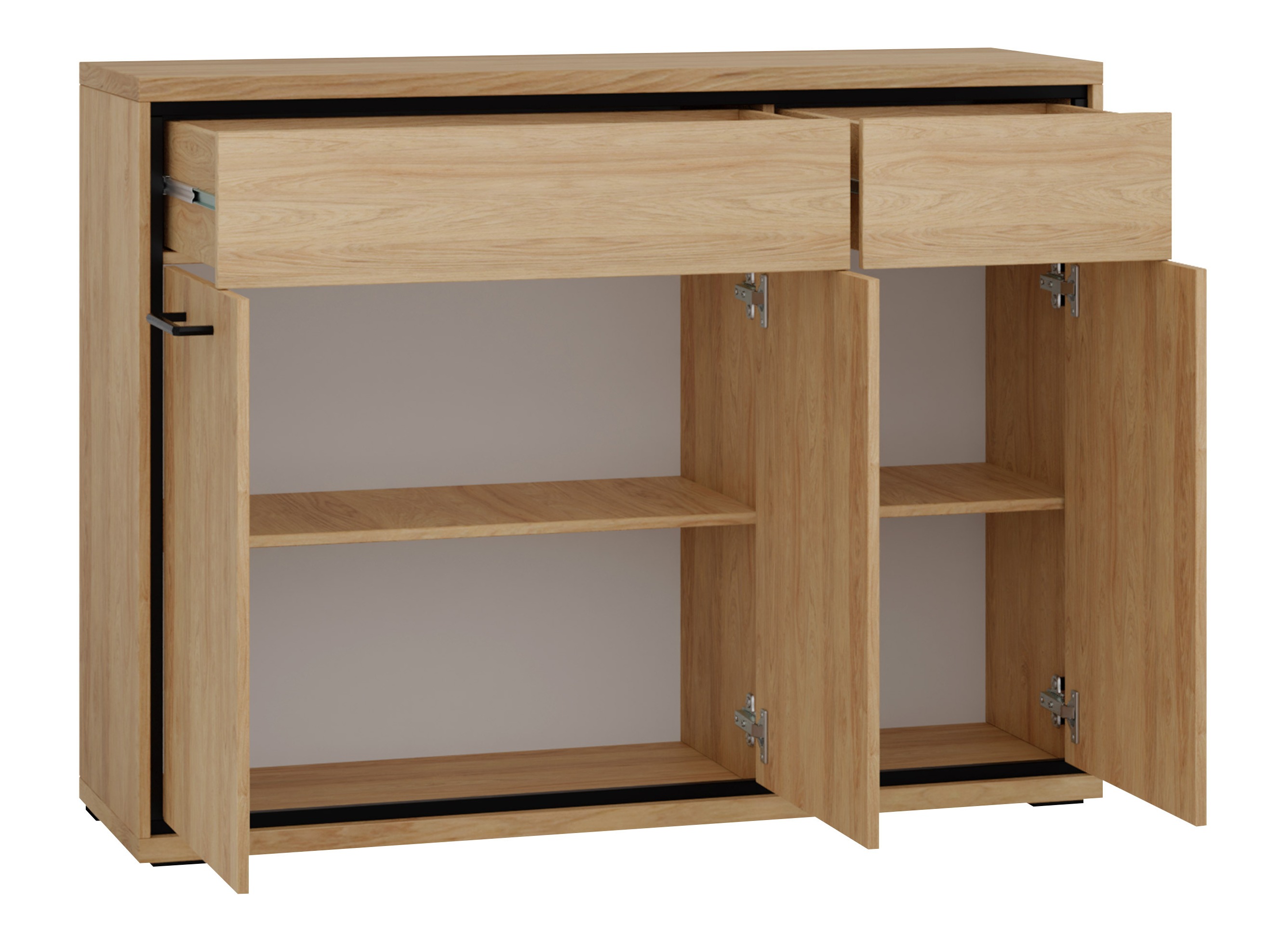 Cassettiera Etrmoni 104 (Luminoso legno + Quercia)