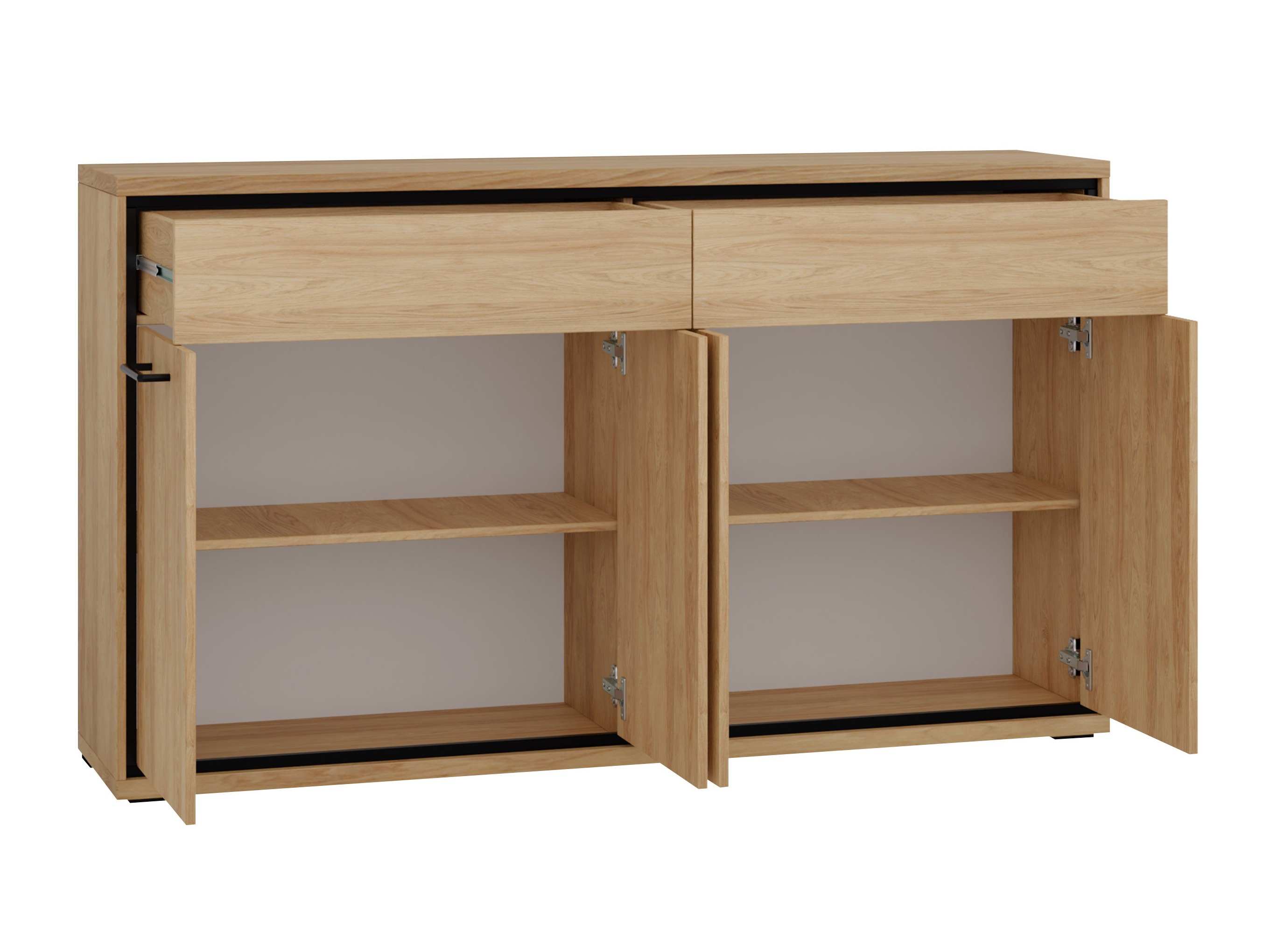Cassettiera Etrmoni 105 (Luminoso legno + Quercia)