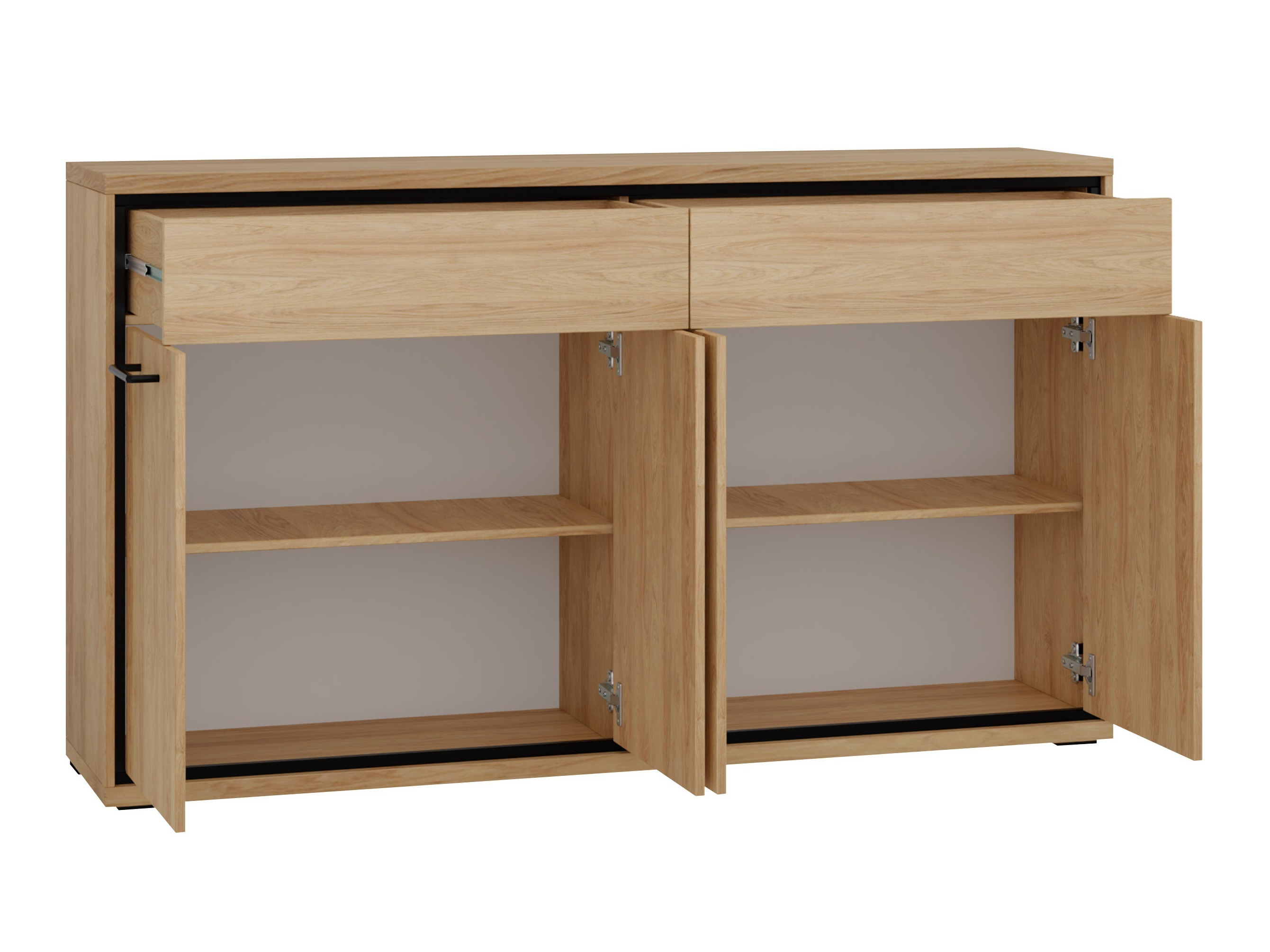 Cassettiera Etrmoni 105 (Luminoso legno + Quercia)