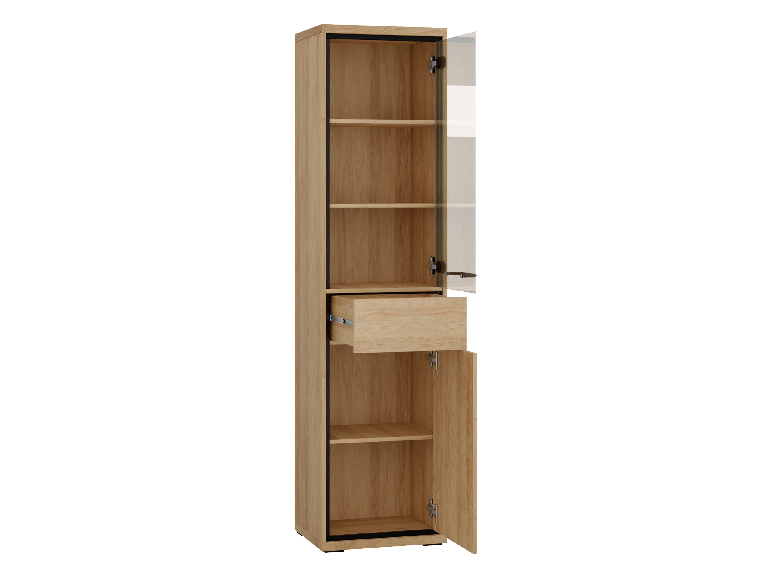 Scaffale Etrmoni 108 (Luminoso legno + Quercia)