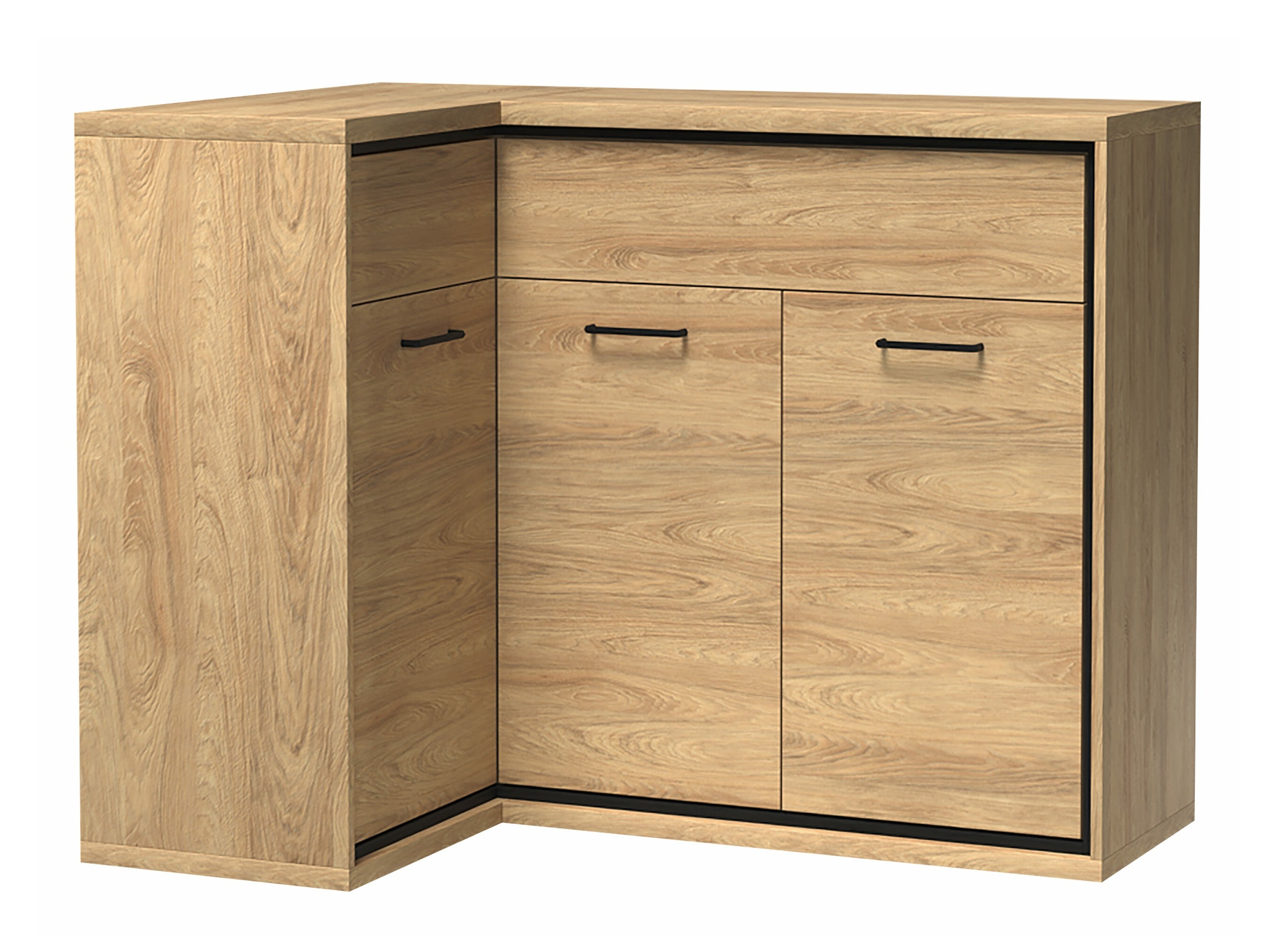 Angolo cassettiera Etrmoni 121 (Luminoso legno)