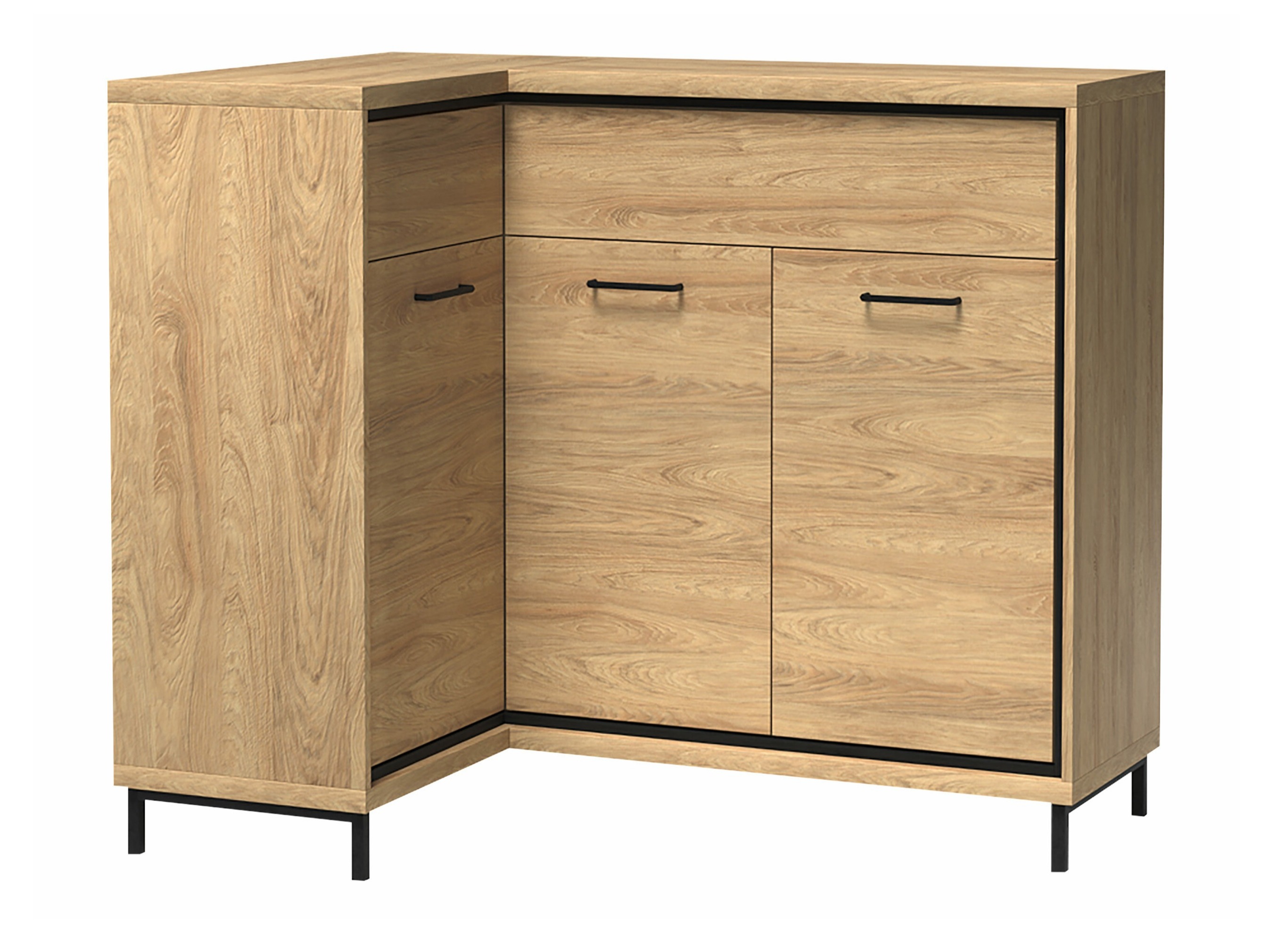 Angolo cassettiera Etrmoni 121 (Luminoso legno)