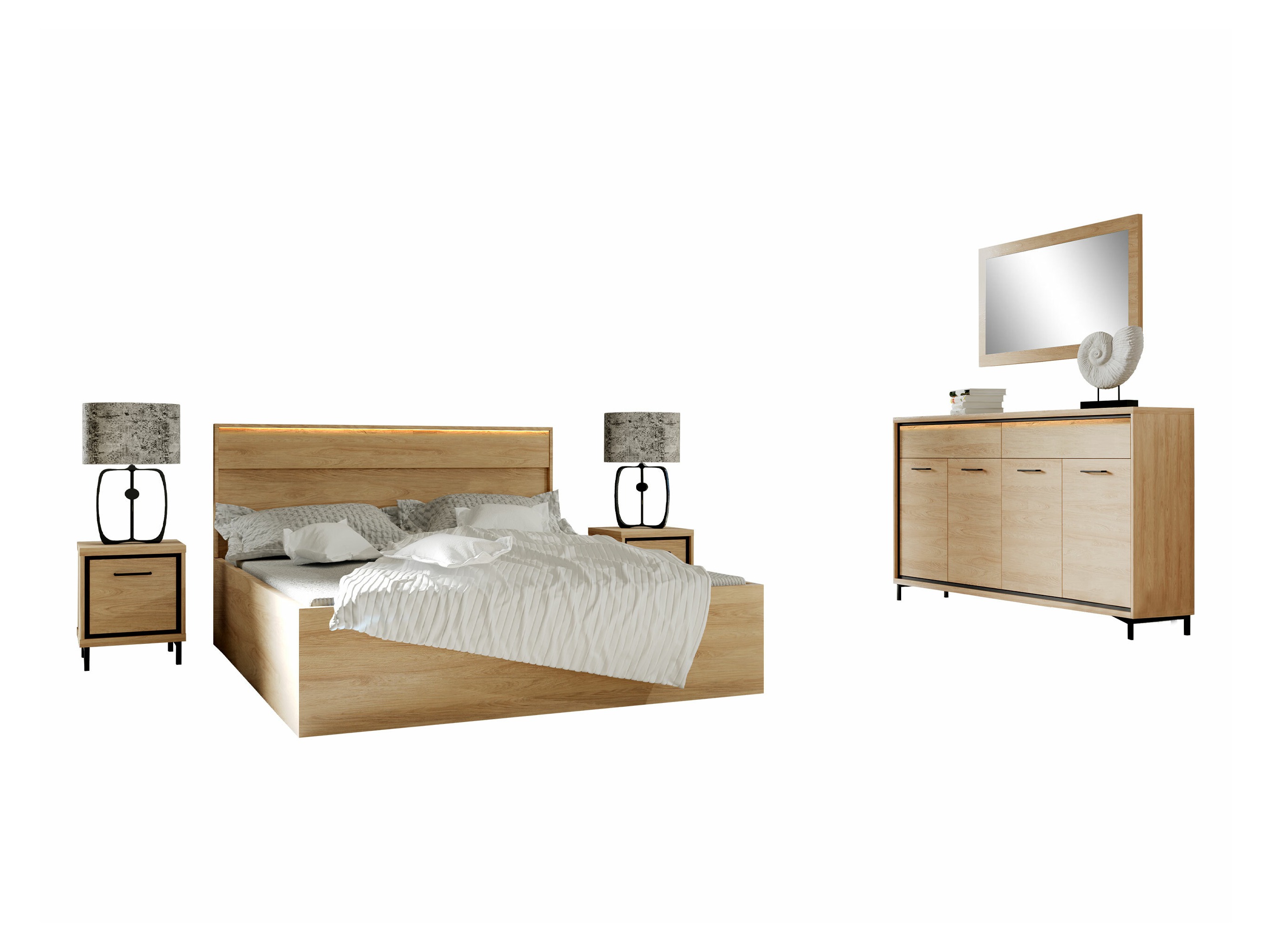 Cameretta Etrmoni 122 (Luminoso legno)