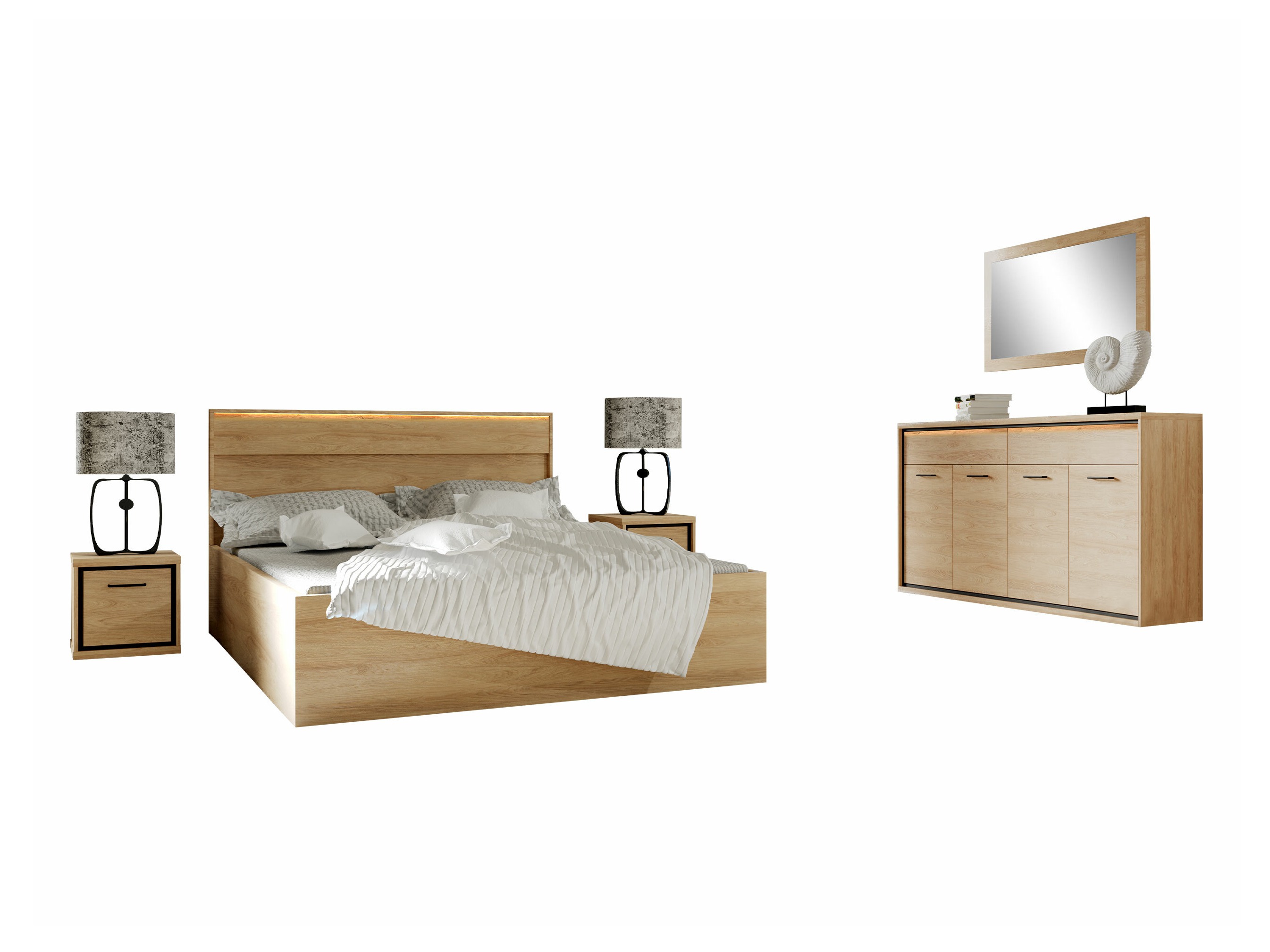 Cameretta Etrmoni 122 (Luminoso legno)