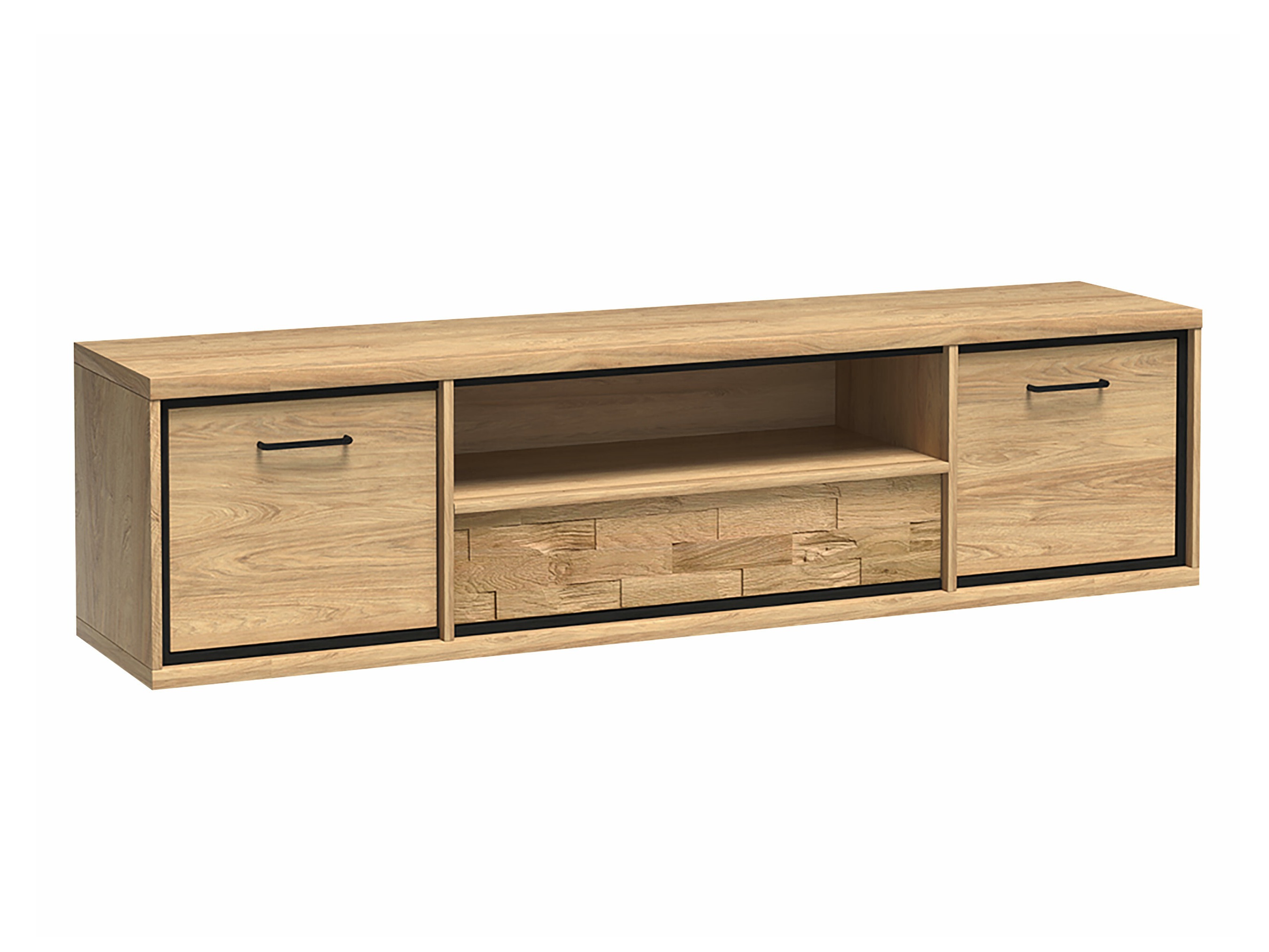 Mobile porta TV Etrmoni 111 (Luminoso legno + Quercia)