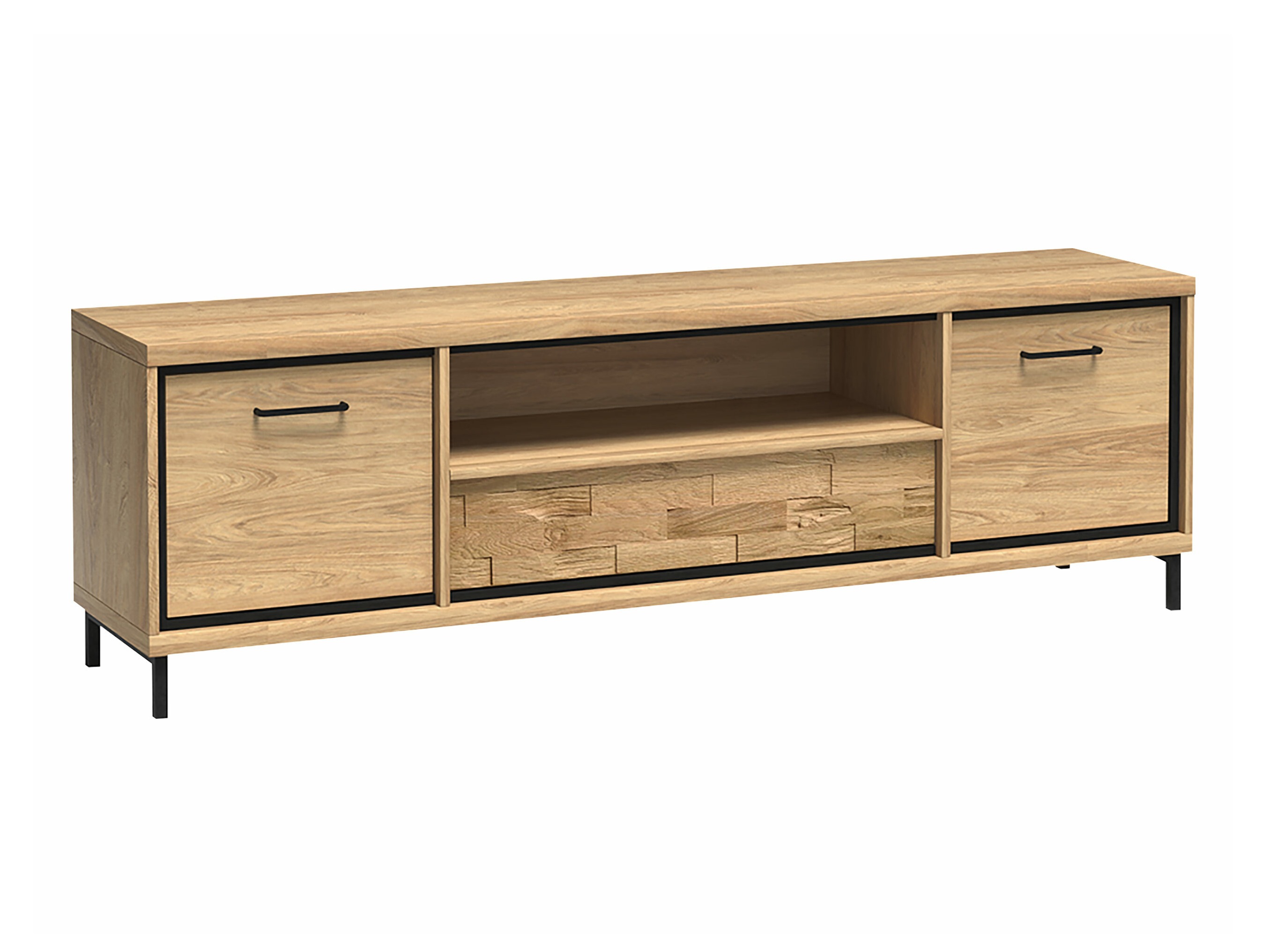 Mobile porta TV Etrmoni 111 (Luminoso legno + Quercia)