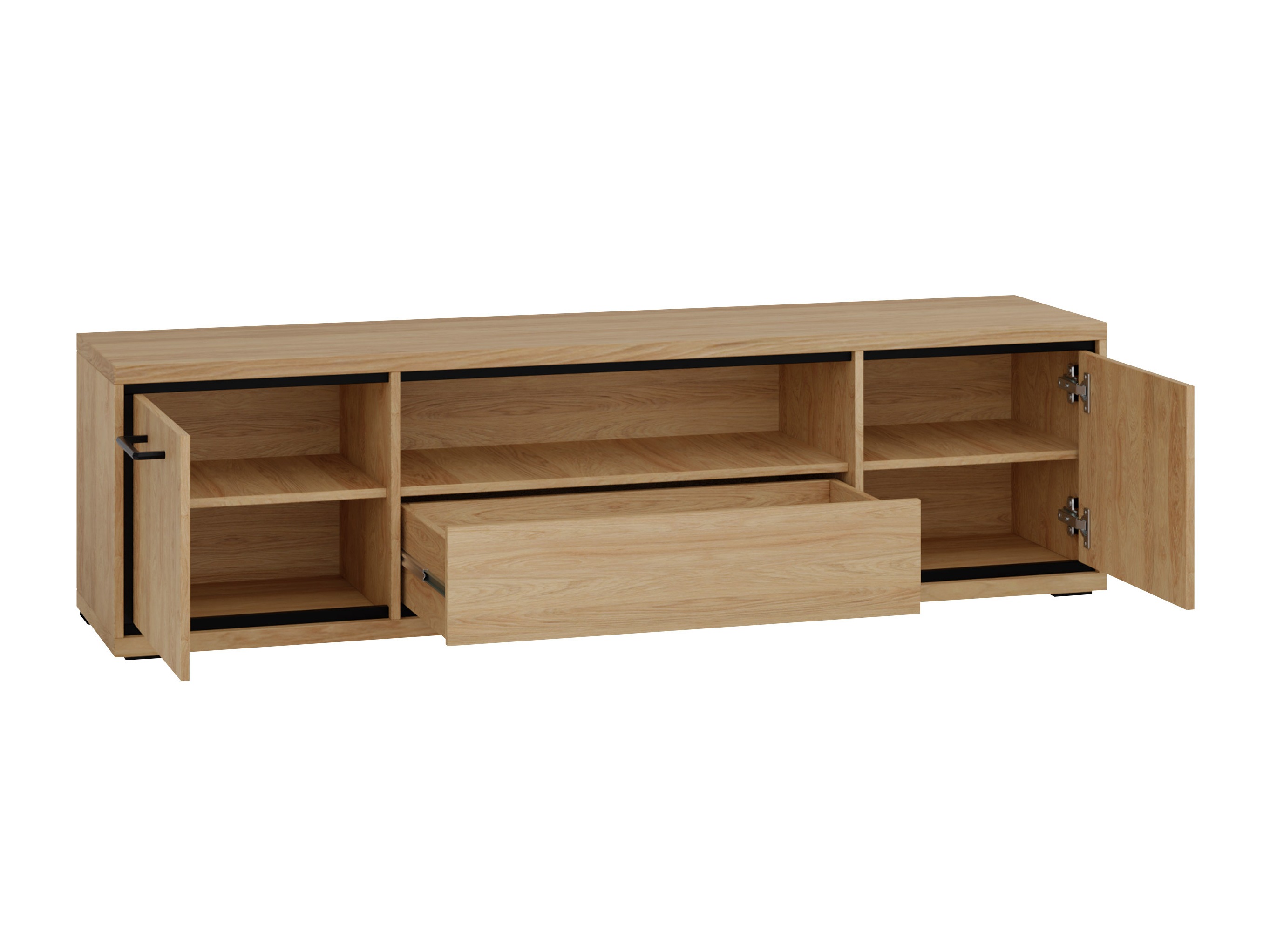 Mobile porta TV Etrmoni 111 (Luminoso legno + Quercia)