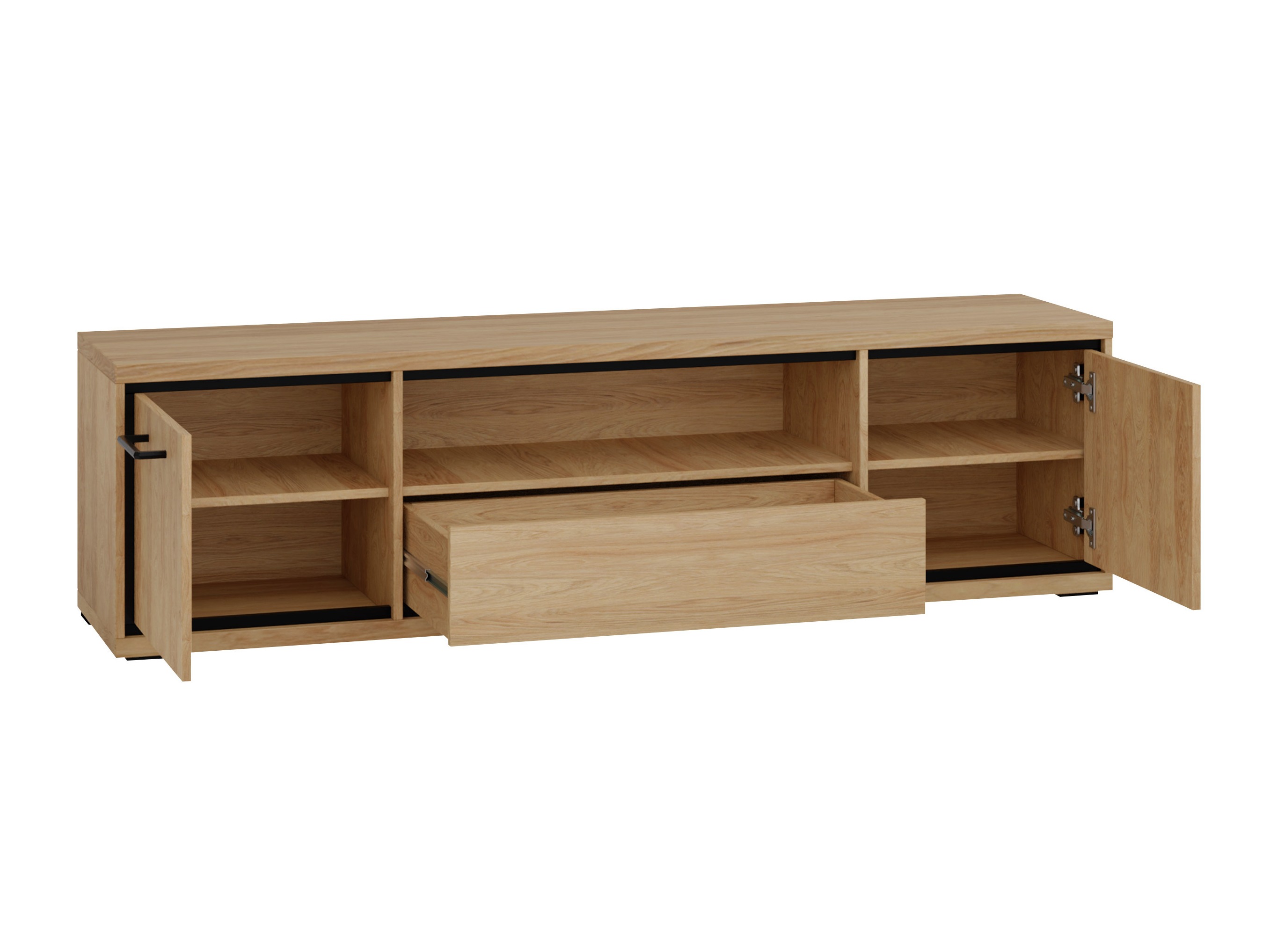 Mobile porta TV Etrmoni 111 (Luminoso legno + Quercia)