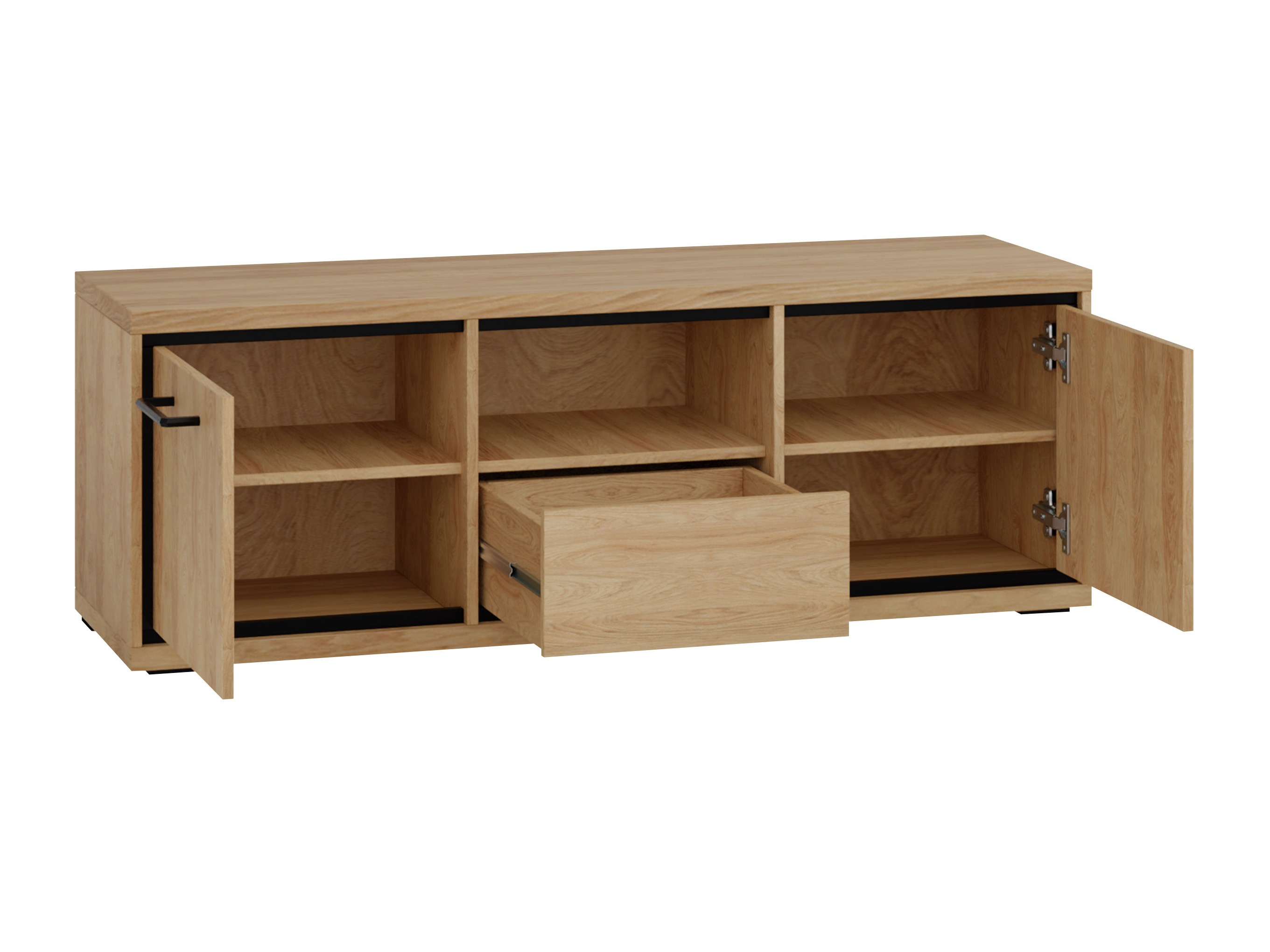 Mobile porta TV Etrmoni 112 (Luminoso legno + Quercia)