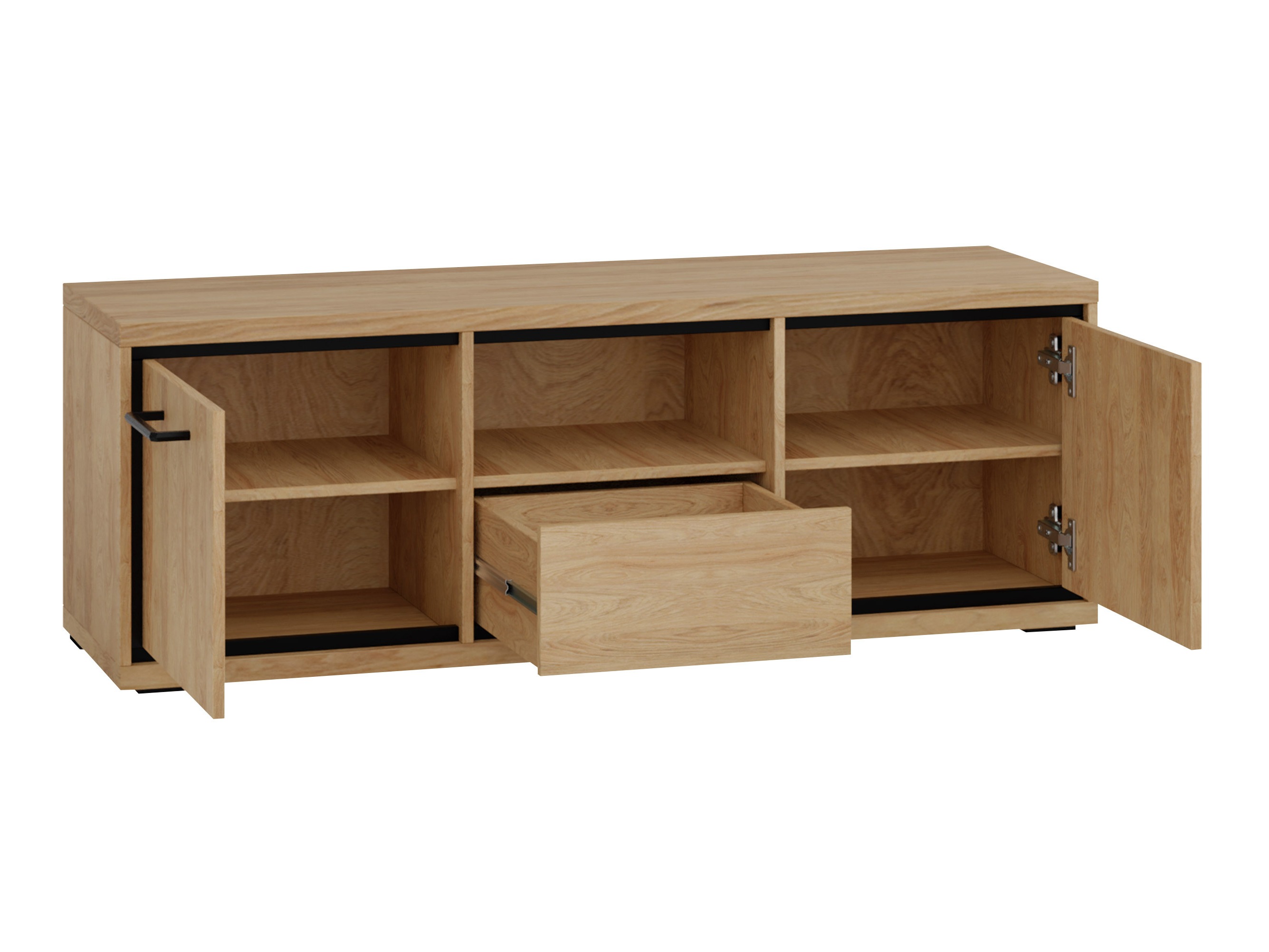 Mobile porta TV Etrmoni 112 (Luminoso legno + Quercia)