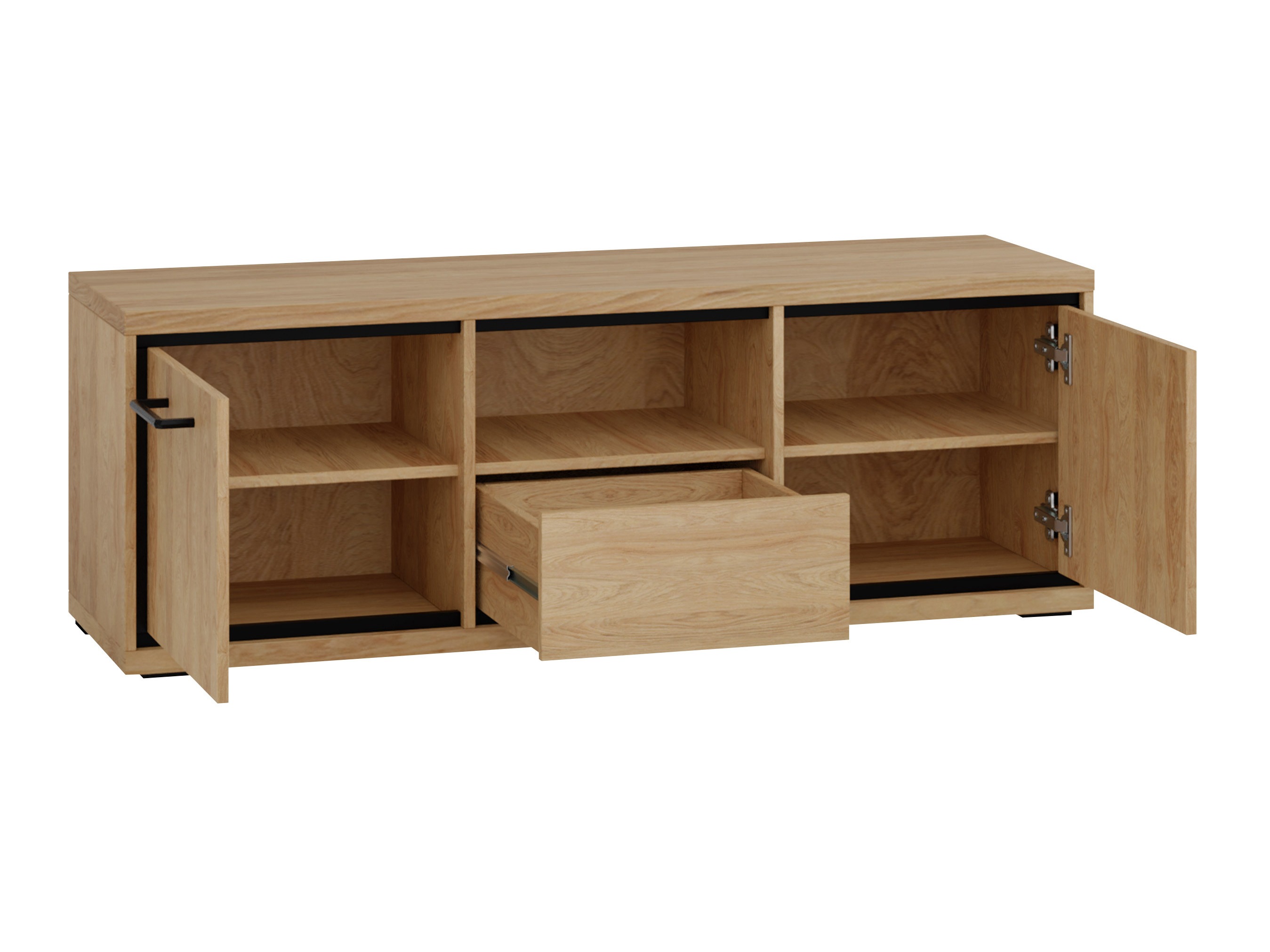 Mobile porta TV Etrmoni 112 (Luminoso legno + Quercia)