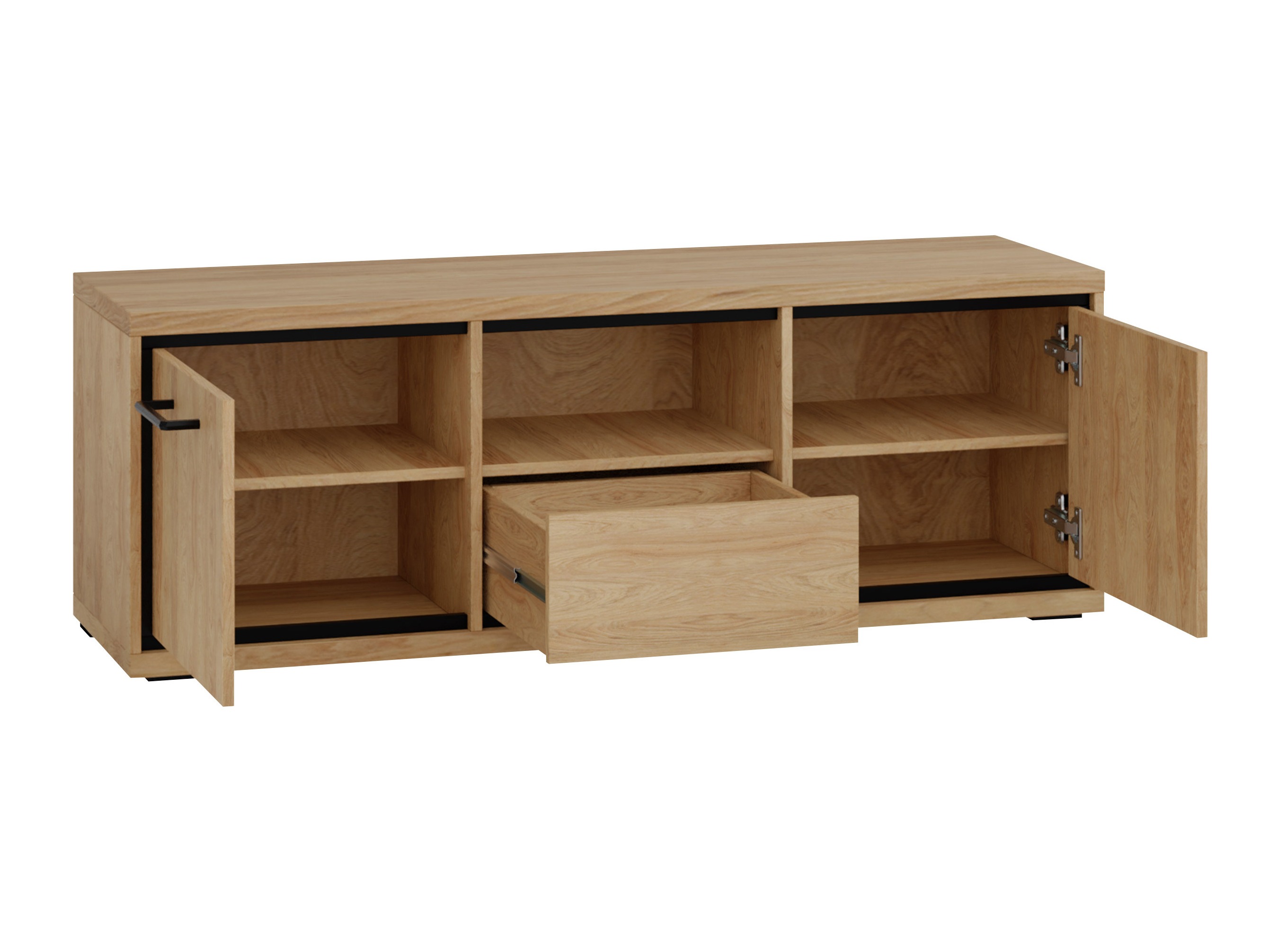 Mobile porta TV Etrmoni 112 (Luminoso legno + Quercia)