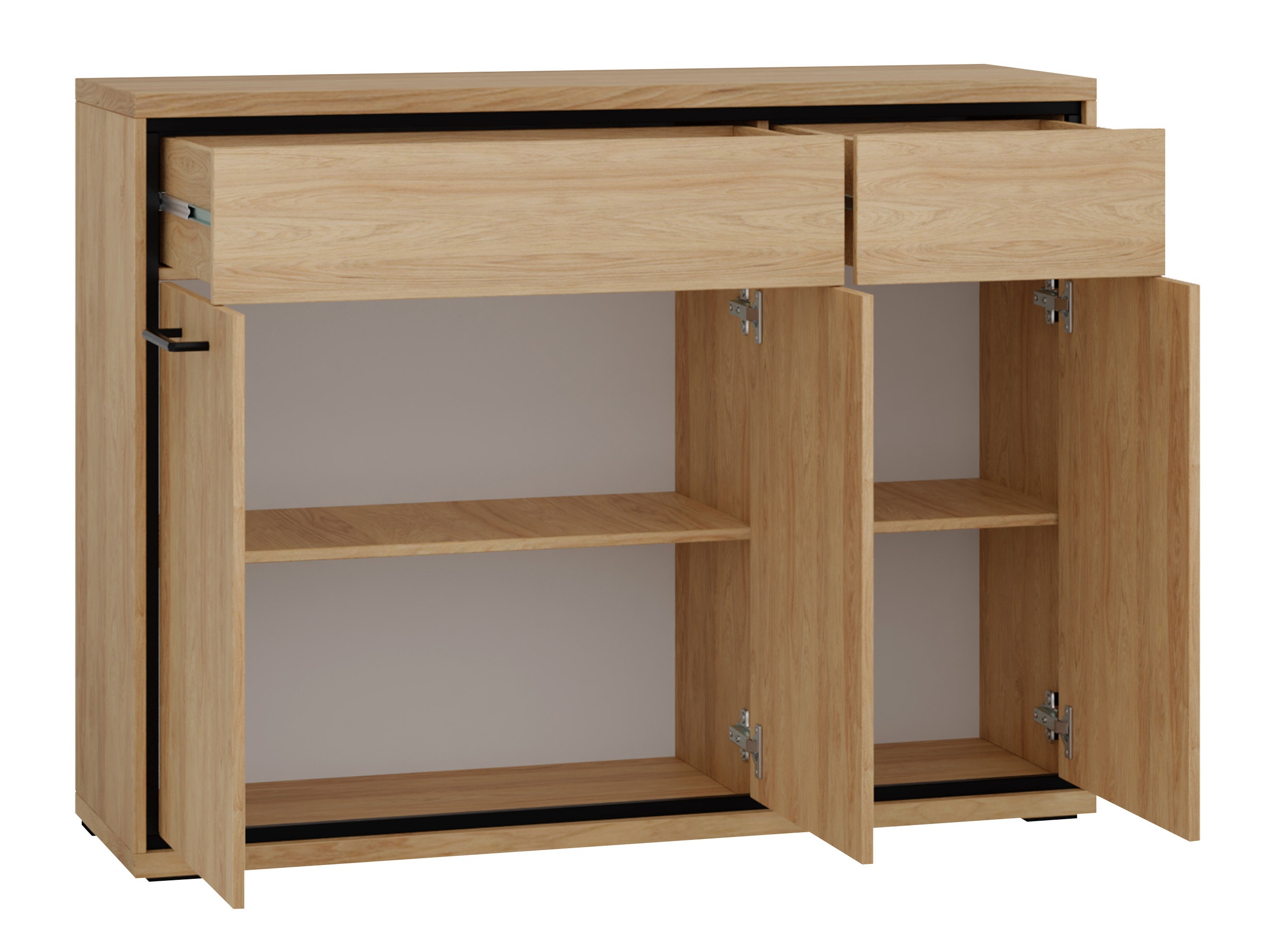 Parete attrezzata Etrmoni 118 (Luminoso legno)