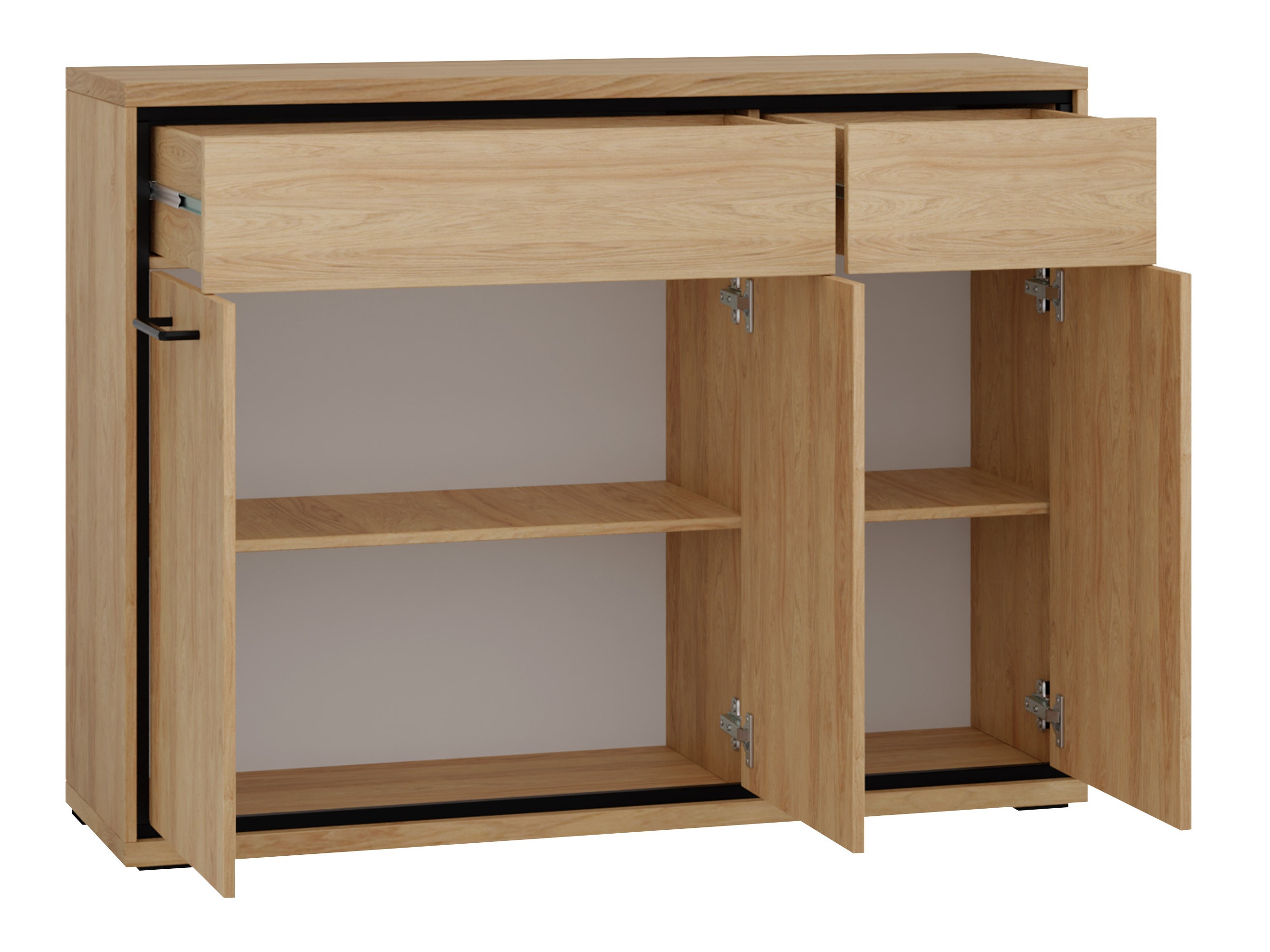 Parete attrezzata Etrmoni 118 (Luminoso legno)