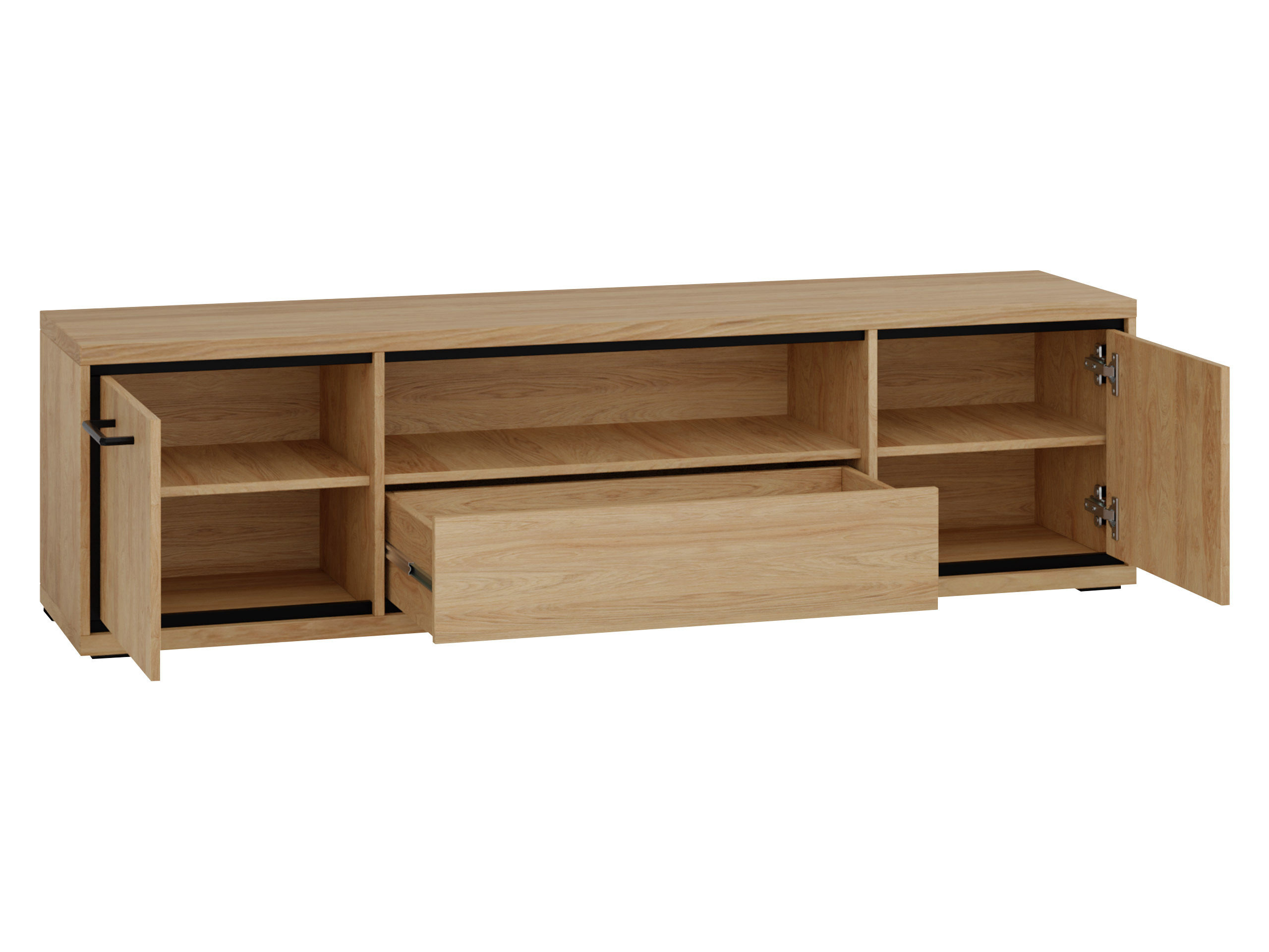 Parete attrezzata Etrmoni 119 (Luminoso legno)