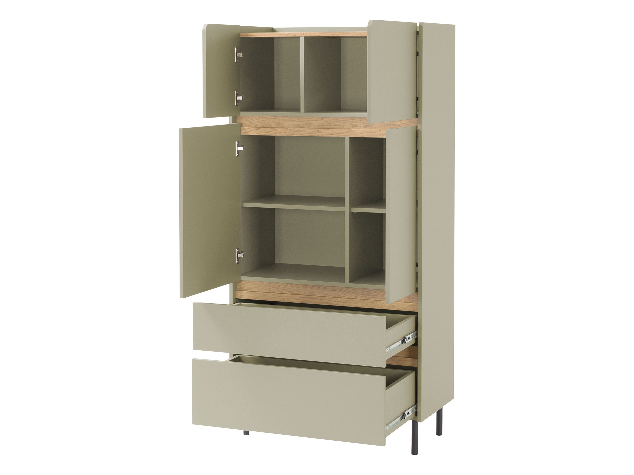 Cameretta Fiosono 113 (Verde polveroso + Quercia)