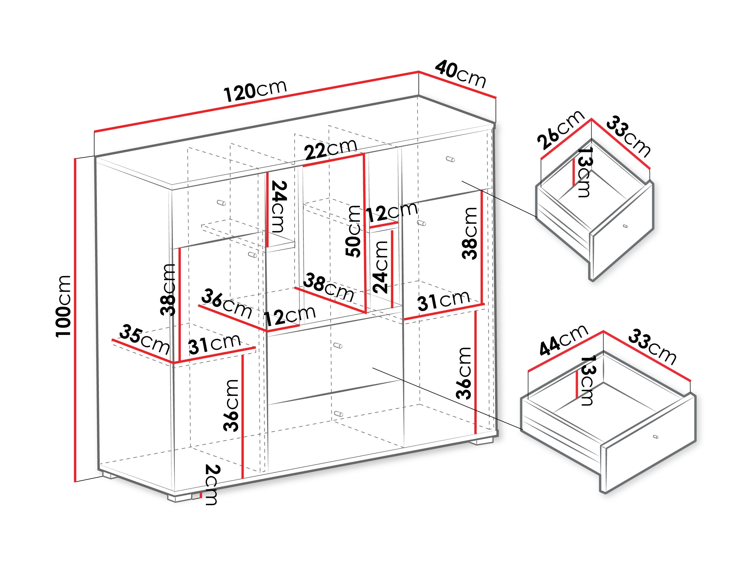 Cassettiera Ciravie 103