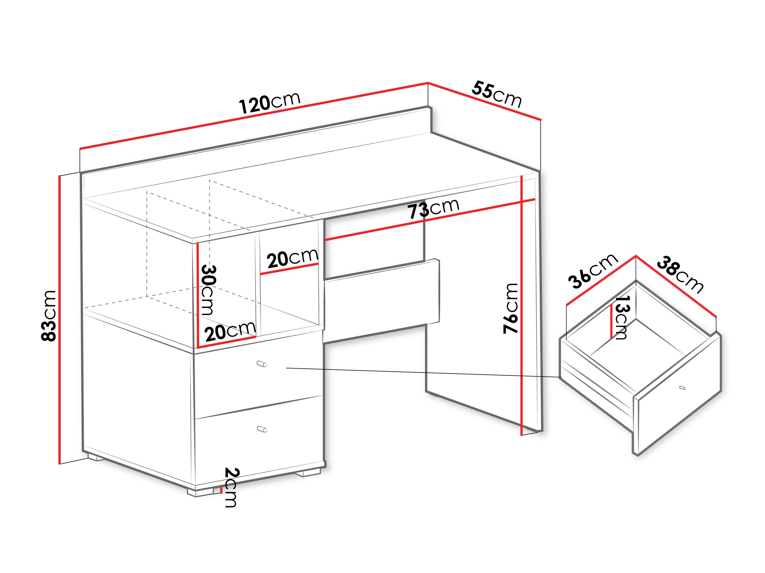 Scrivania da ufficio Ciravie 104
