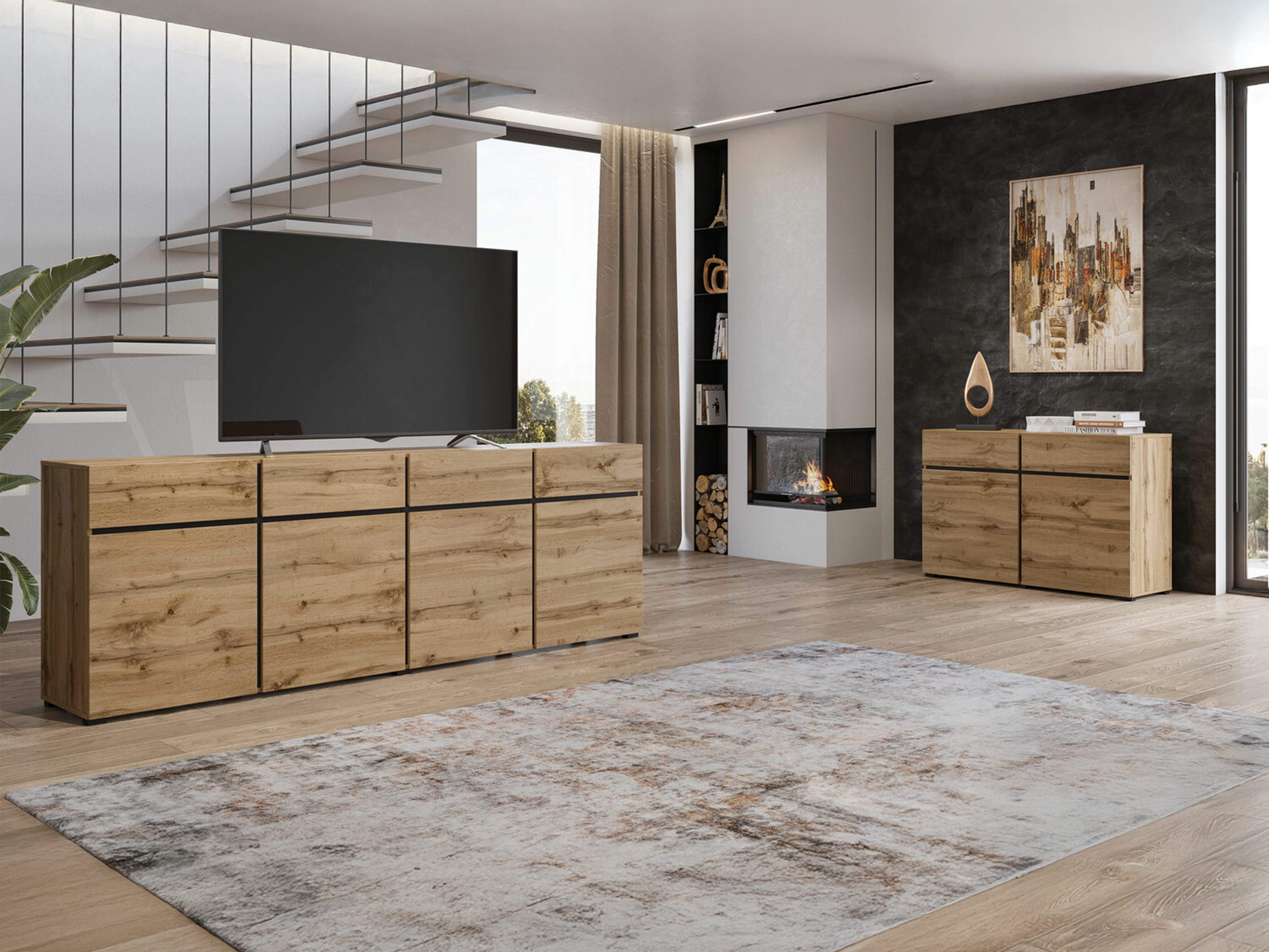 Cassettiera Alfere 100 (Quercia di Wotan)