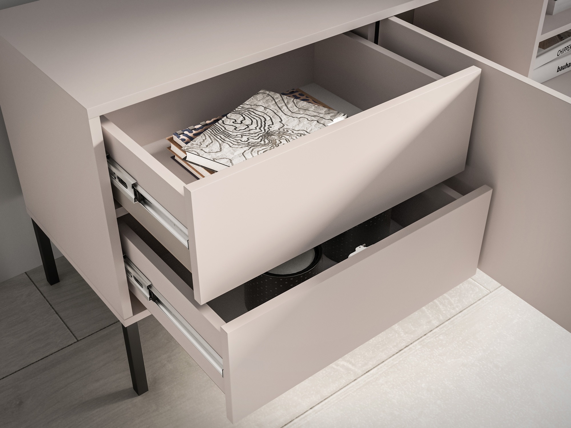 Parete attrezzata Virsalo 105 (Cachemire)