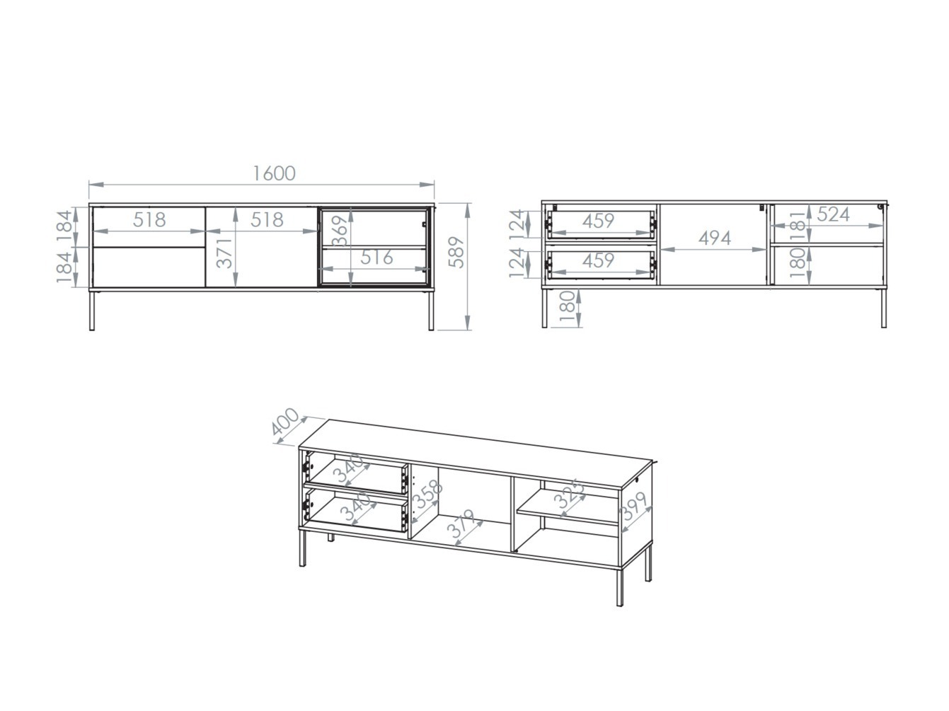 Parete attrezzata Virsalo 106