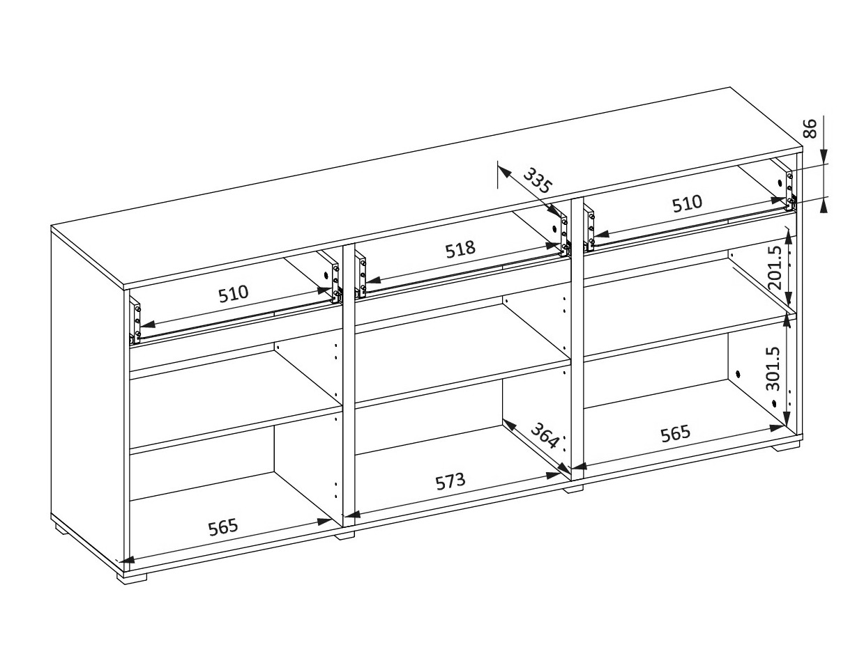 Cassettiera Alfere 103 (Congo)