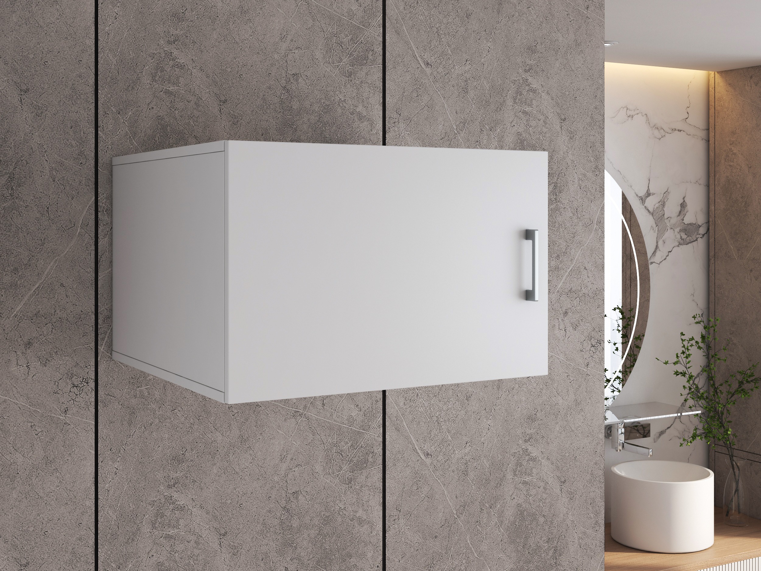 Mobiletto del bagno Novdele 104 (Bianco)