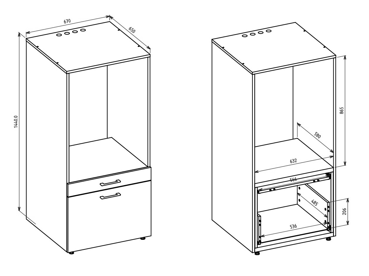 Set bagno Novdele 105 (Noce)