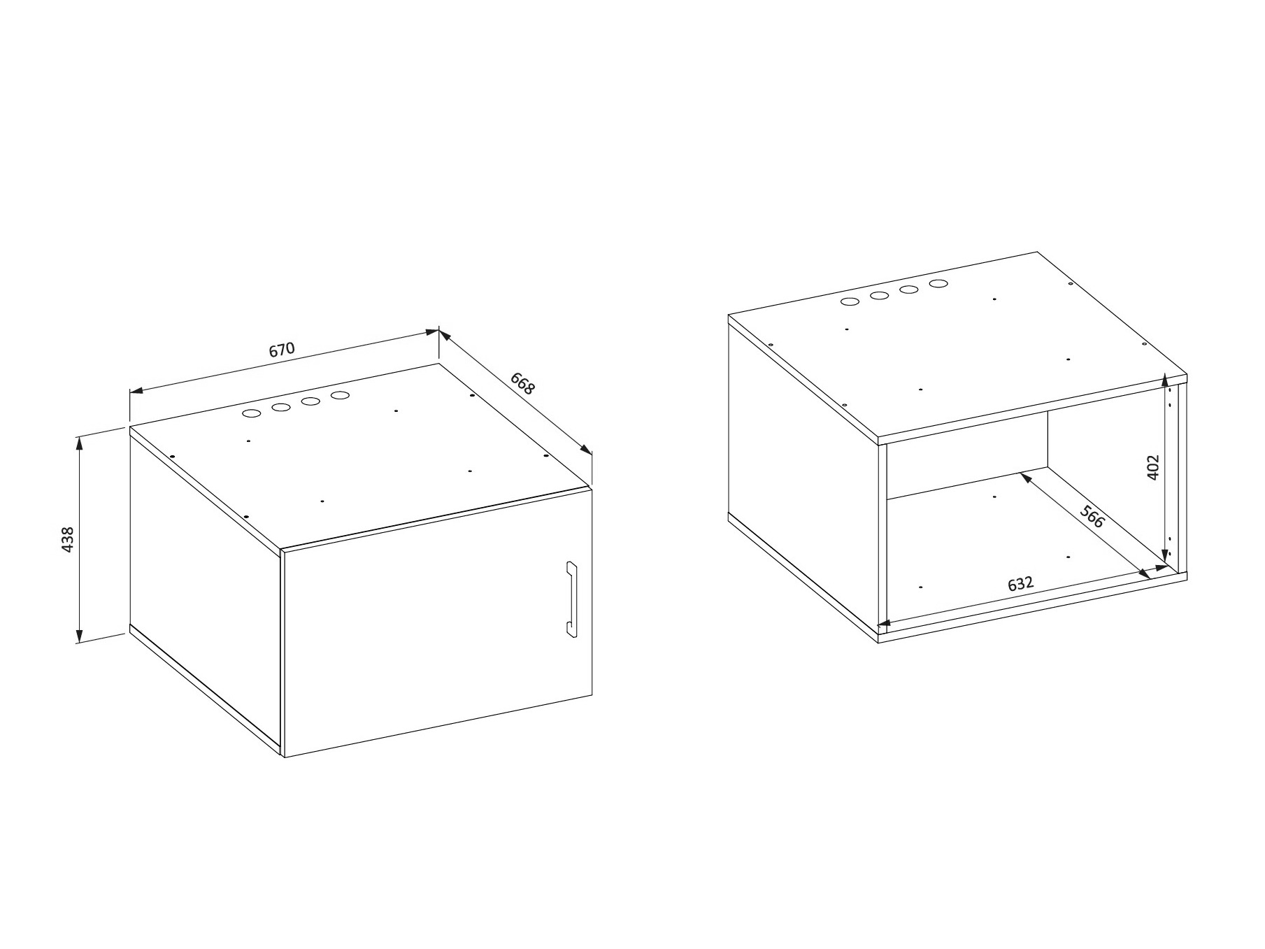 Set bagno Novdele 107 (Noce)