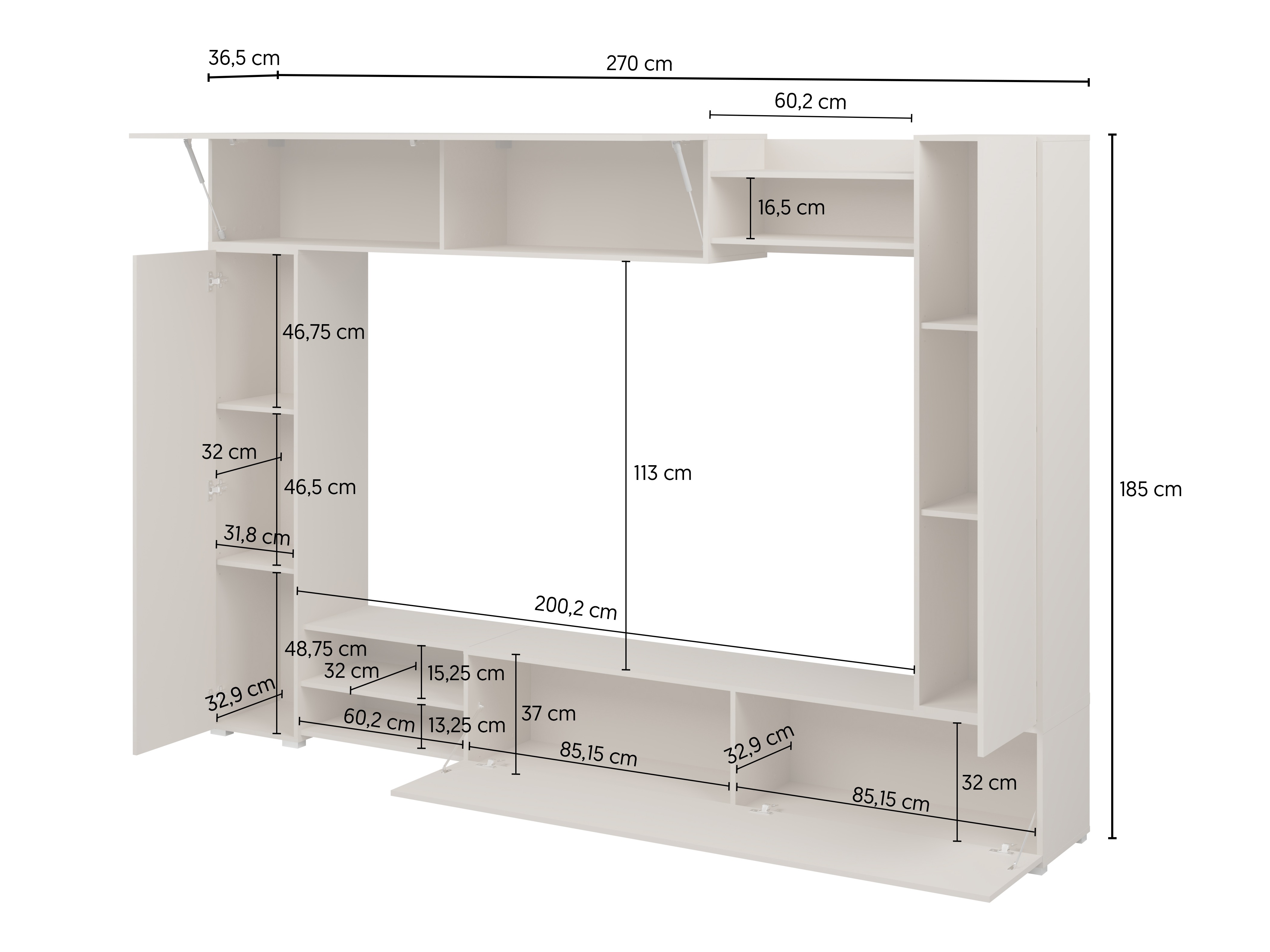 Parete attrezzata Austin 389