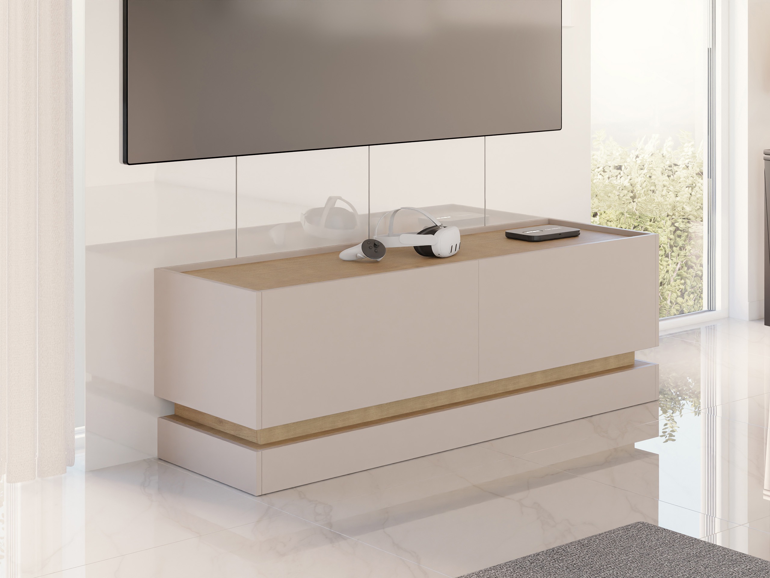 Mobile porta TV Comfivo Tilia I (Cachemire + Quercia)