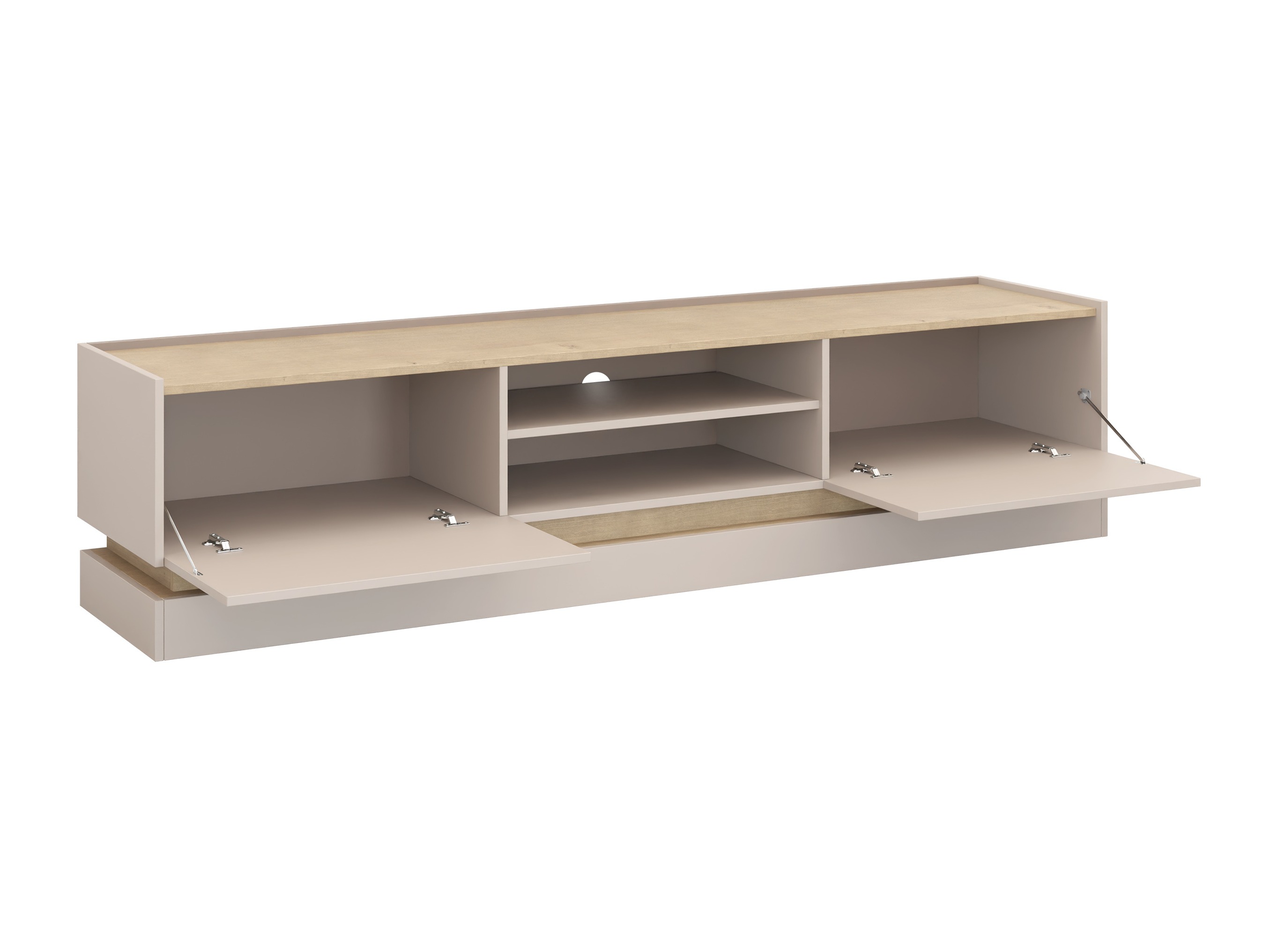 Mobile porta TV Comfivo Tilia (Nero + Quercia)