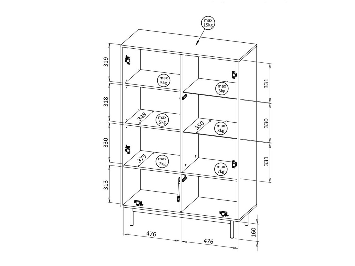 Scaffale Avimera 100