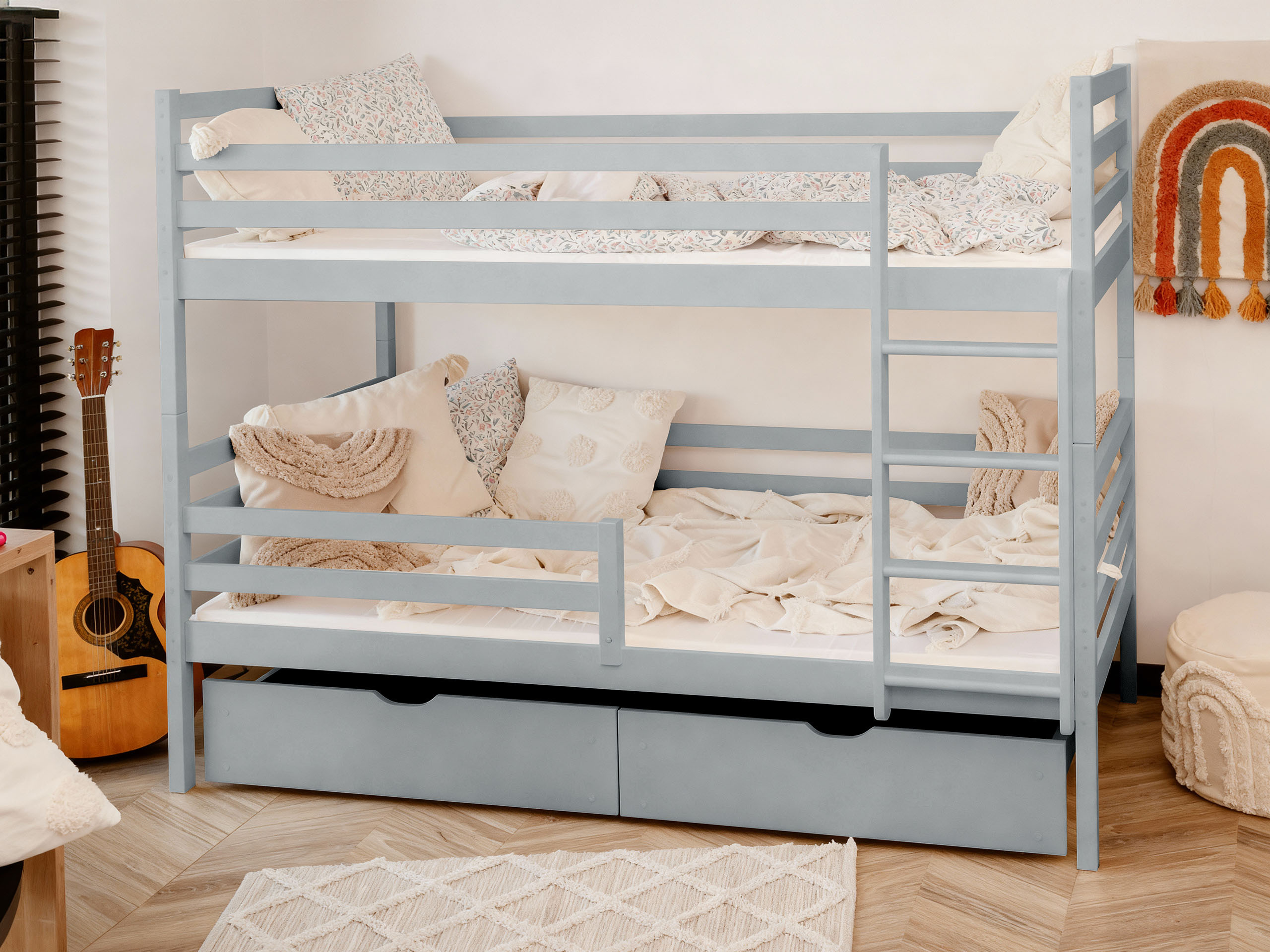 Letto a castello Vista 101 (Grigio)