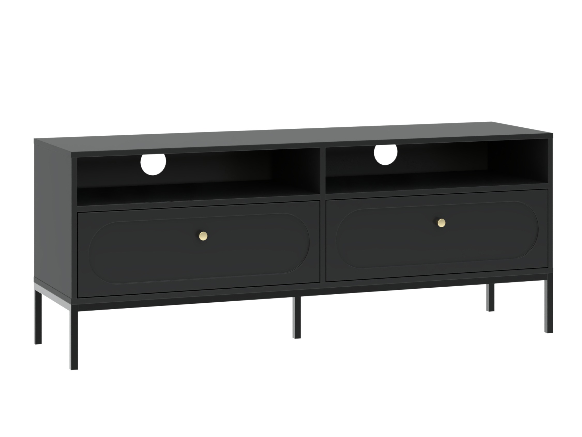 Mobile porta TV Bristol 235 (Nero)