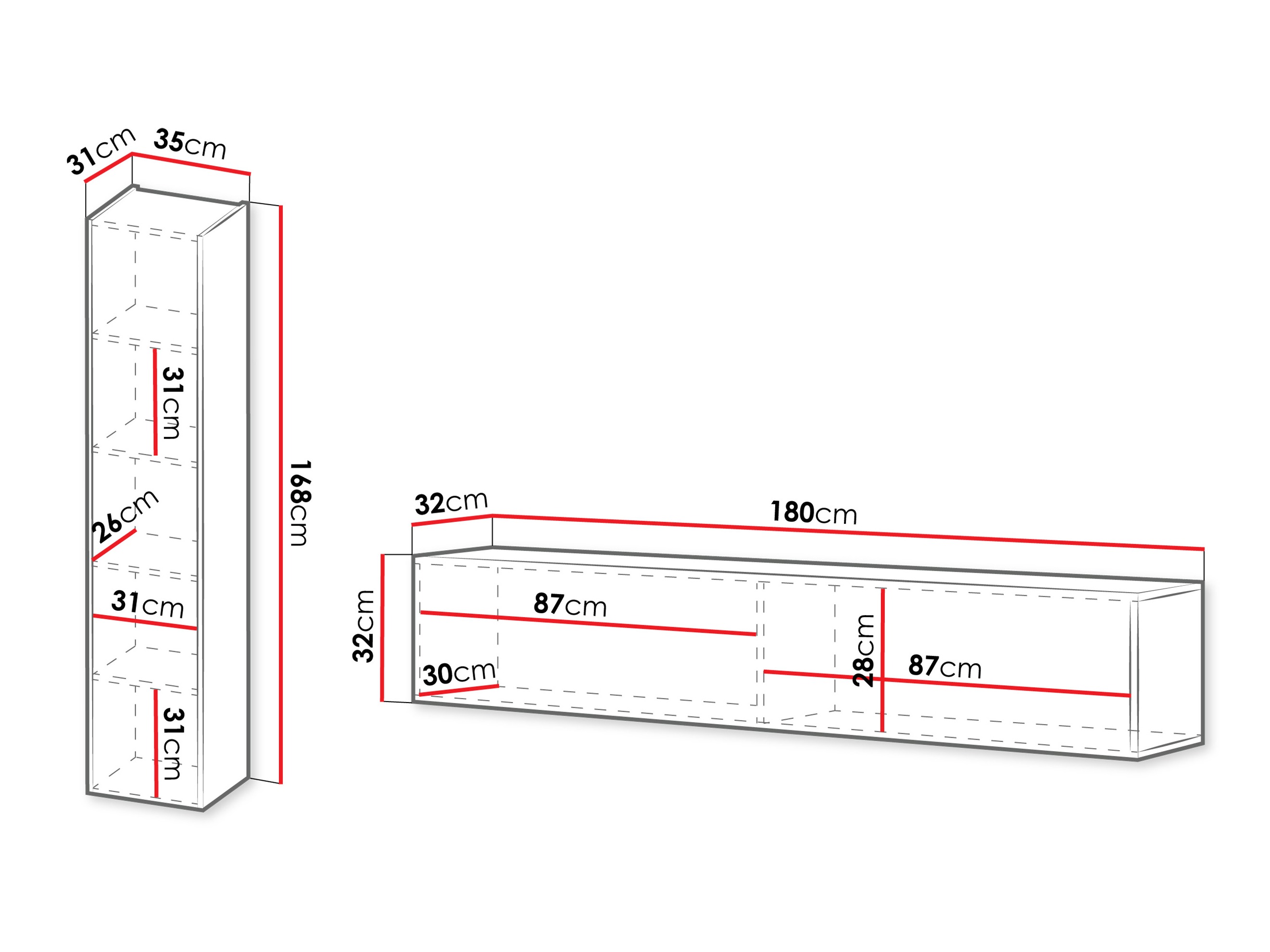 Parete attrezzata Evanovu 105