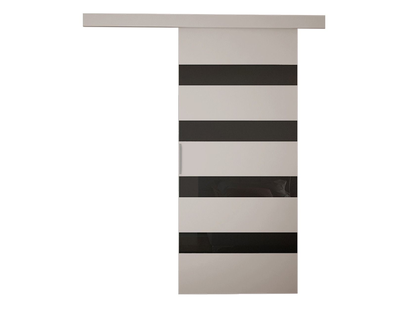 Porte scorrevoli Closico Portalis V (Cachemire + Nero)
