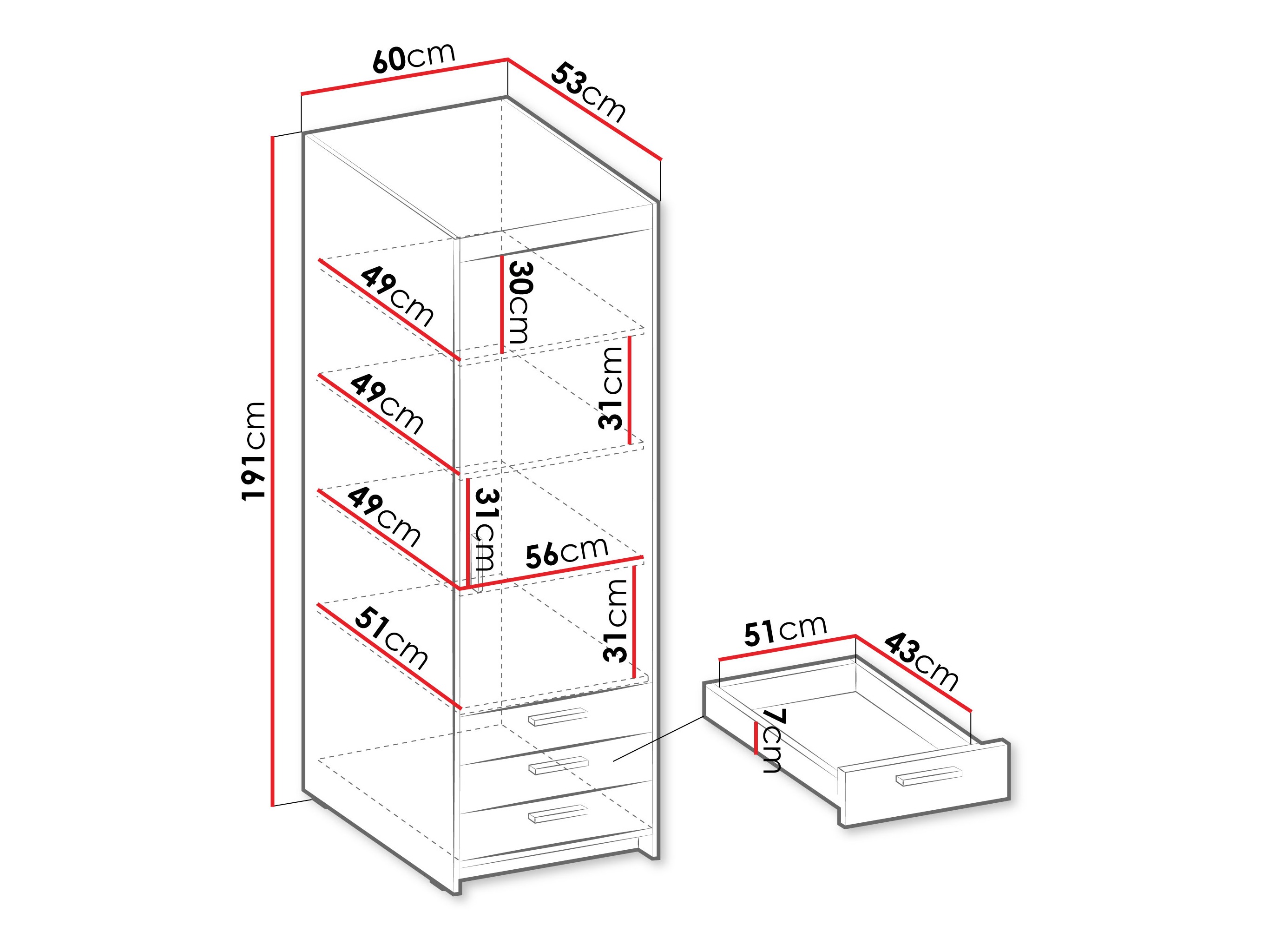 Scaffale Novduni 110 (Beige)