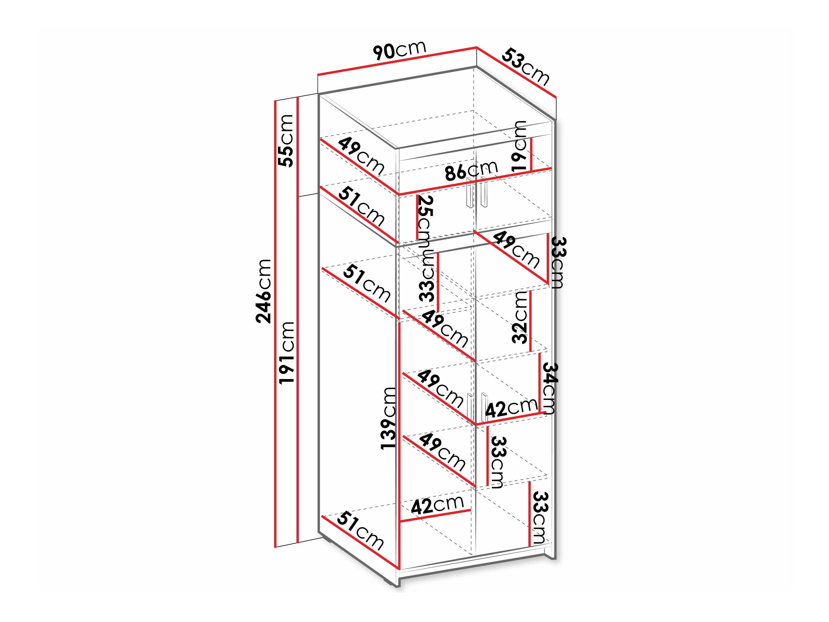 Armadio Novduni 103 (Sonoma quercia)