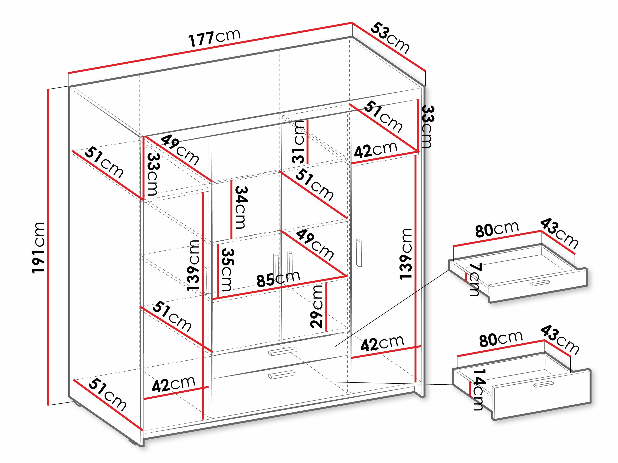 Armadio Novduni 107 (Sonoma quercia)