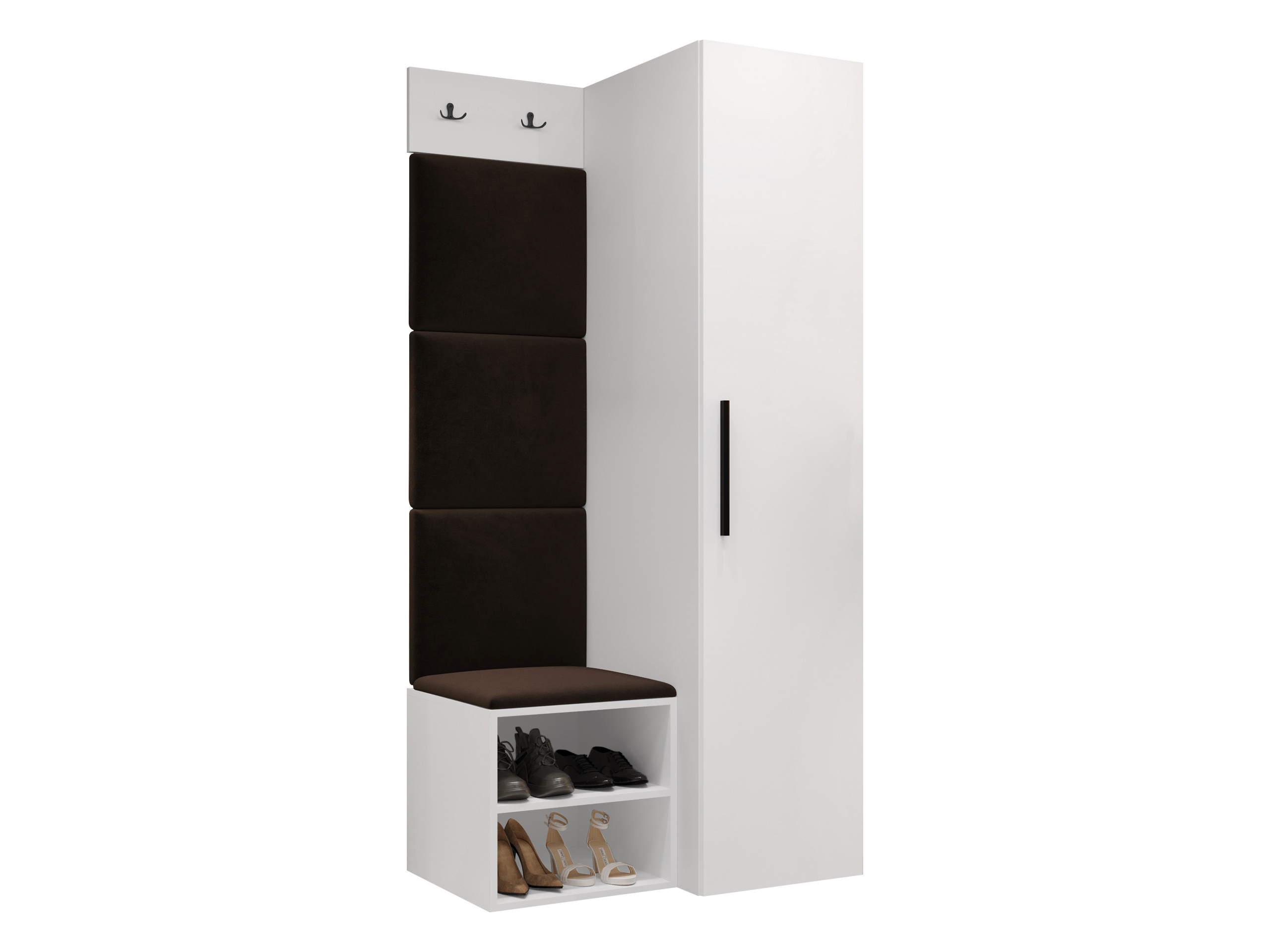 Set arredo da corridoio Hartford 524 (Bianco)