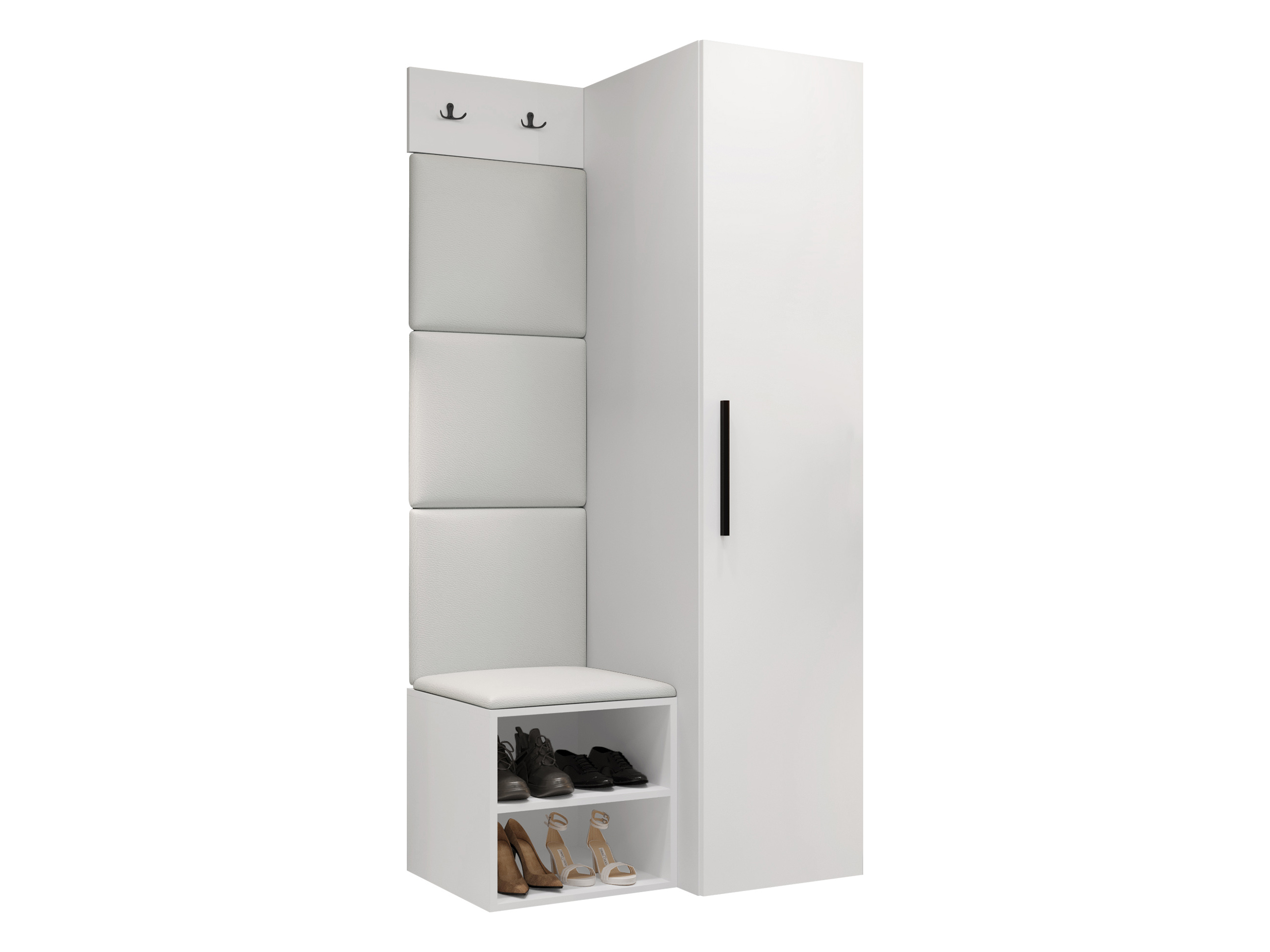 Set arredo da corridoio Hartford 524 (Bianco)