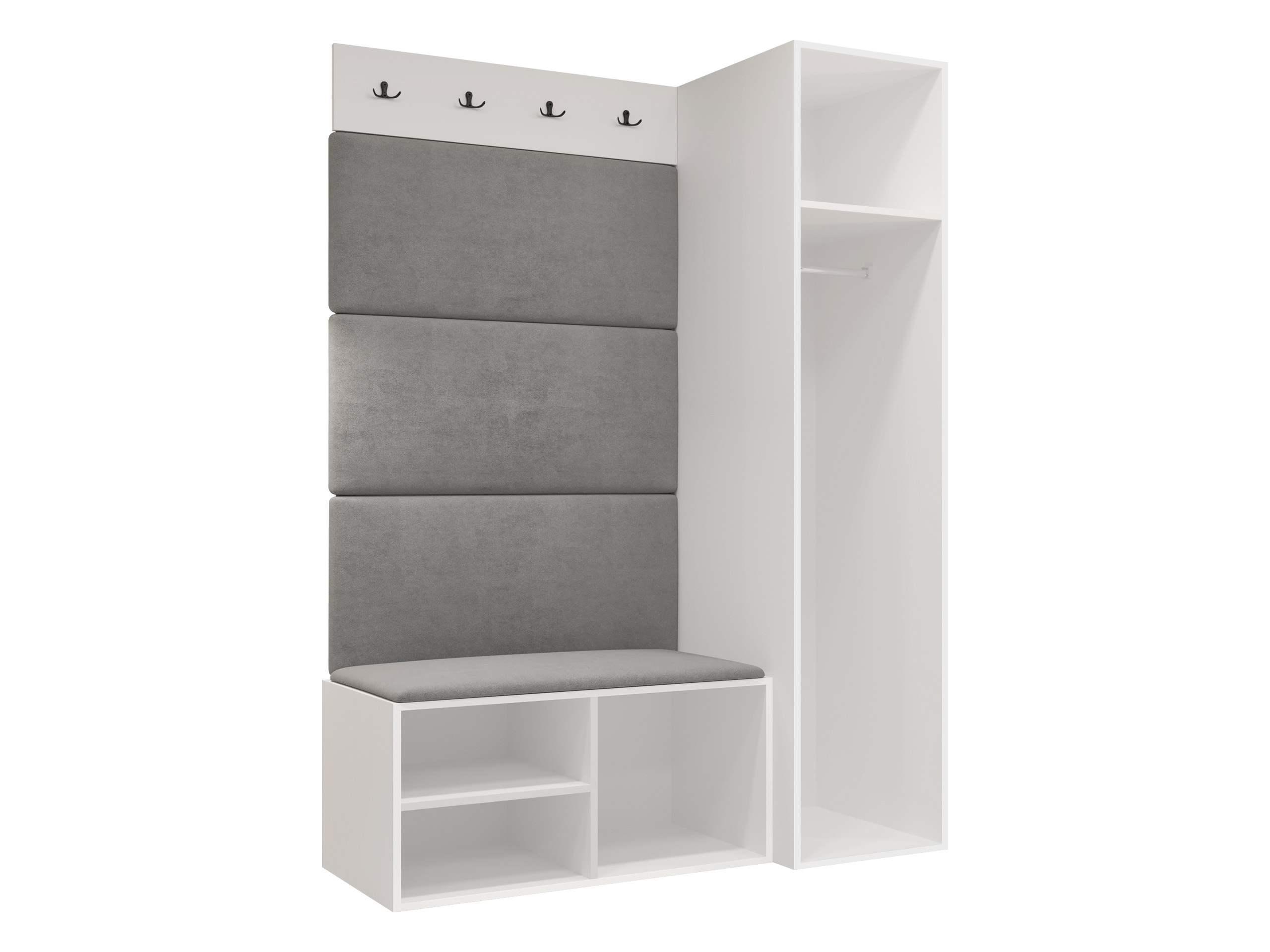 Set arredo da corridoio Hartford 525 (Bianco)