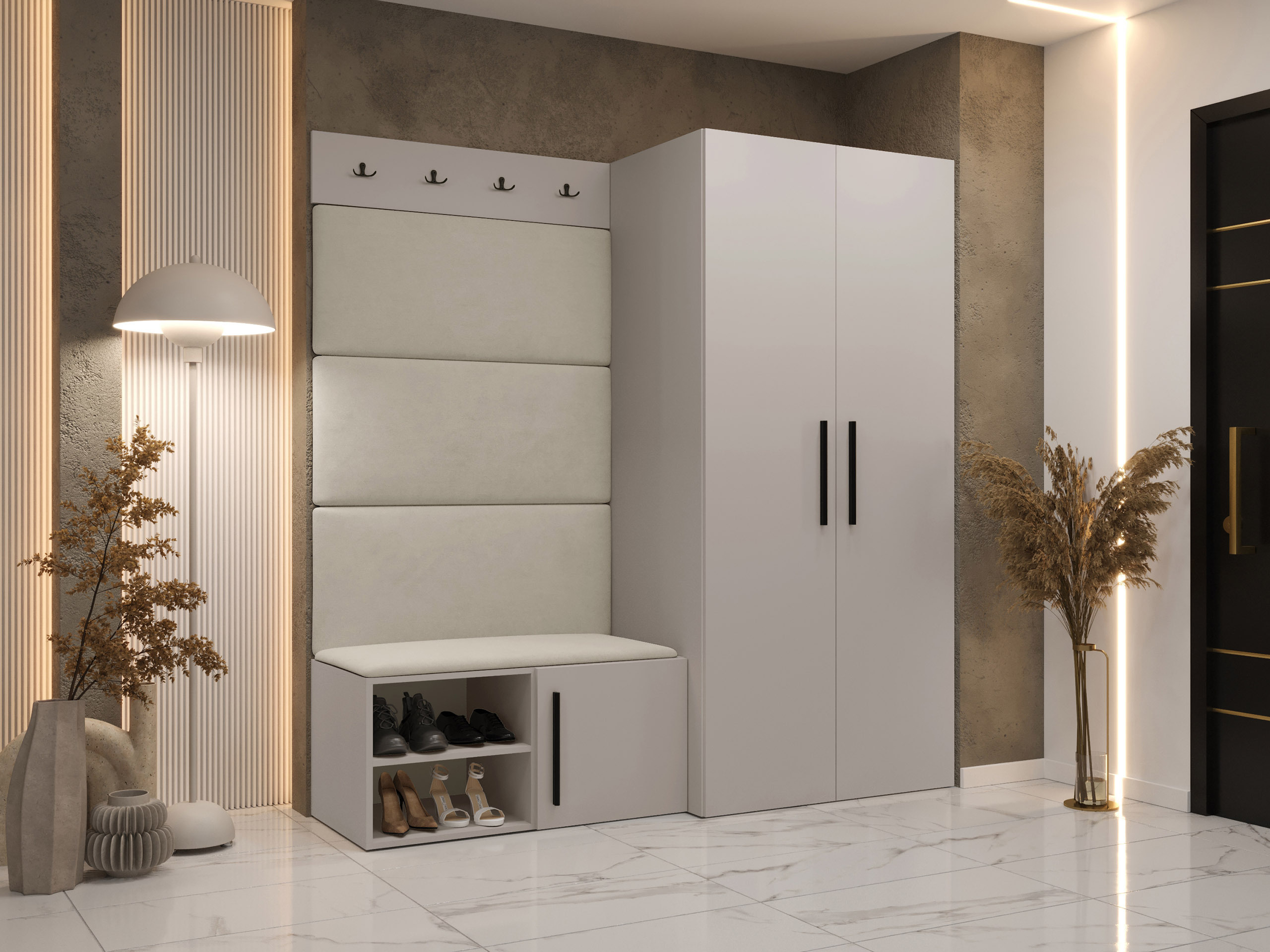 Set arredo da corridoio Hartford 526 (Cachemire)