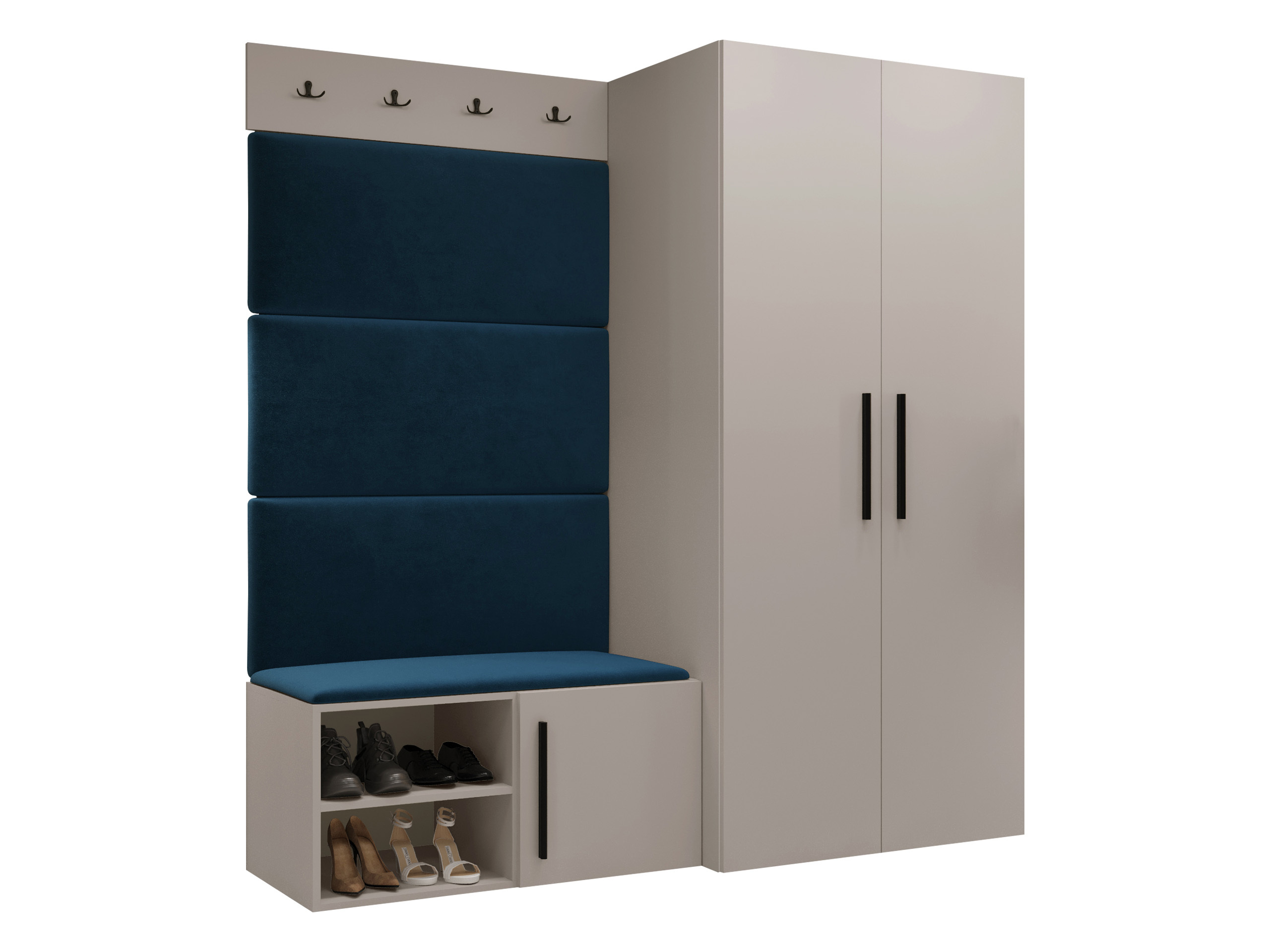 Set arredo da corridoio Hartford 526 (Cachemire)