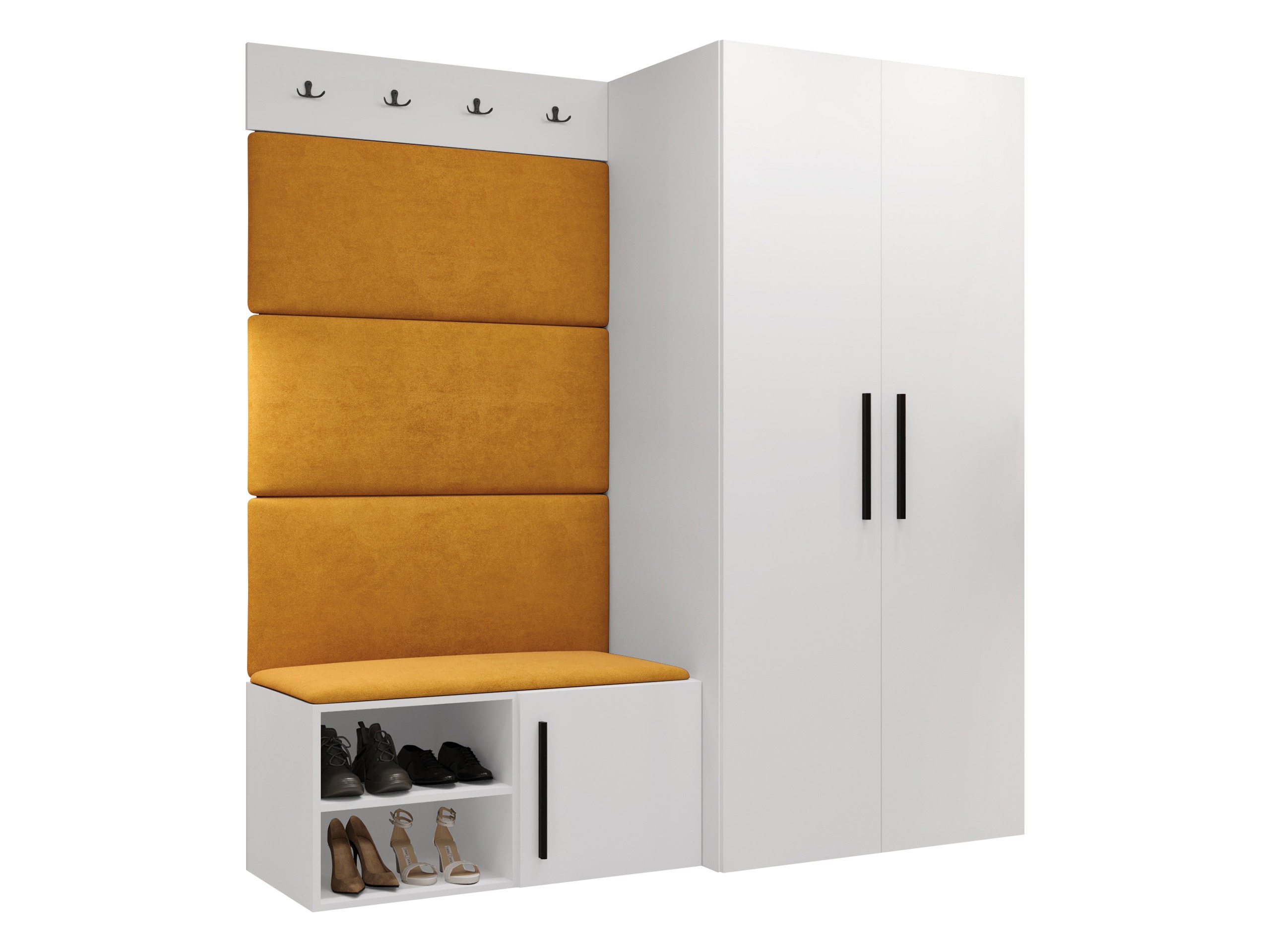 Set arredo da corridoio Nitos I (Bianco)