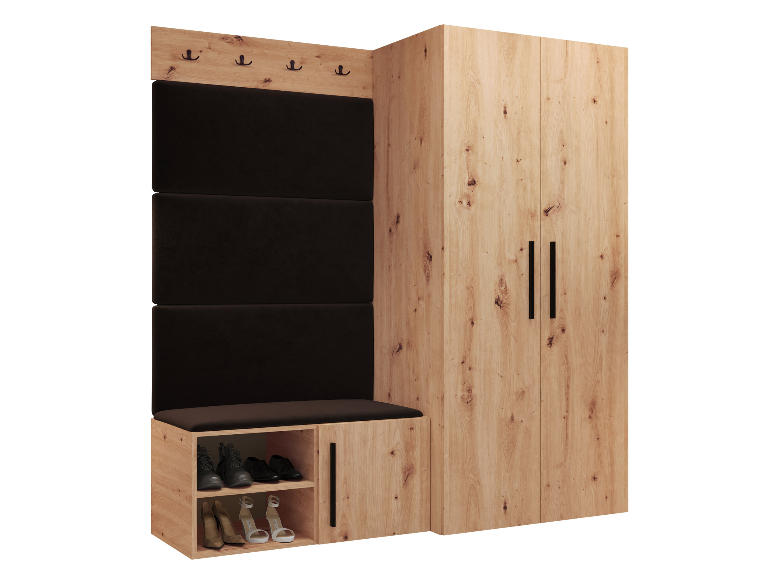 Set arredo da corridoio Nitos I (Rovere Artisan)