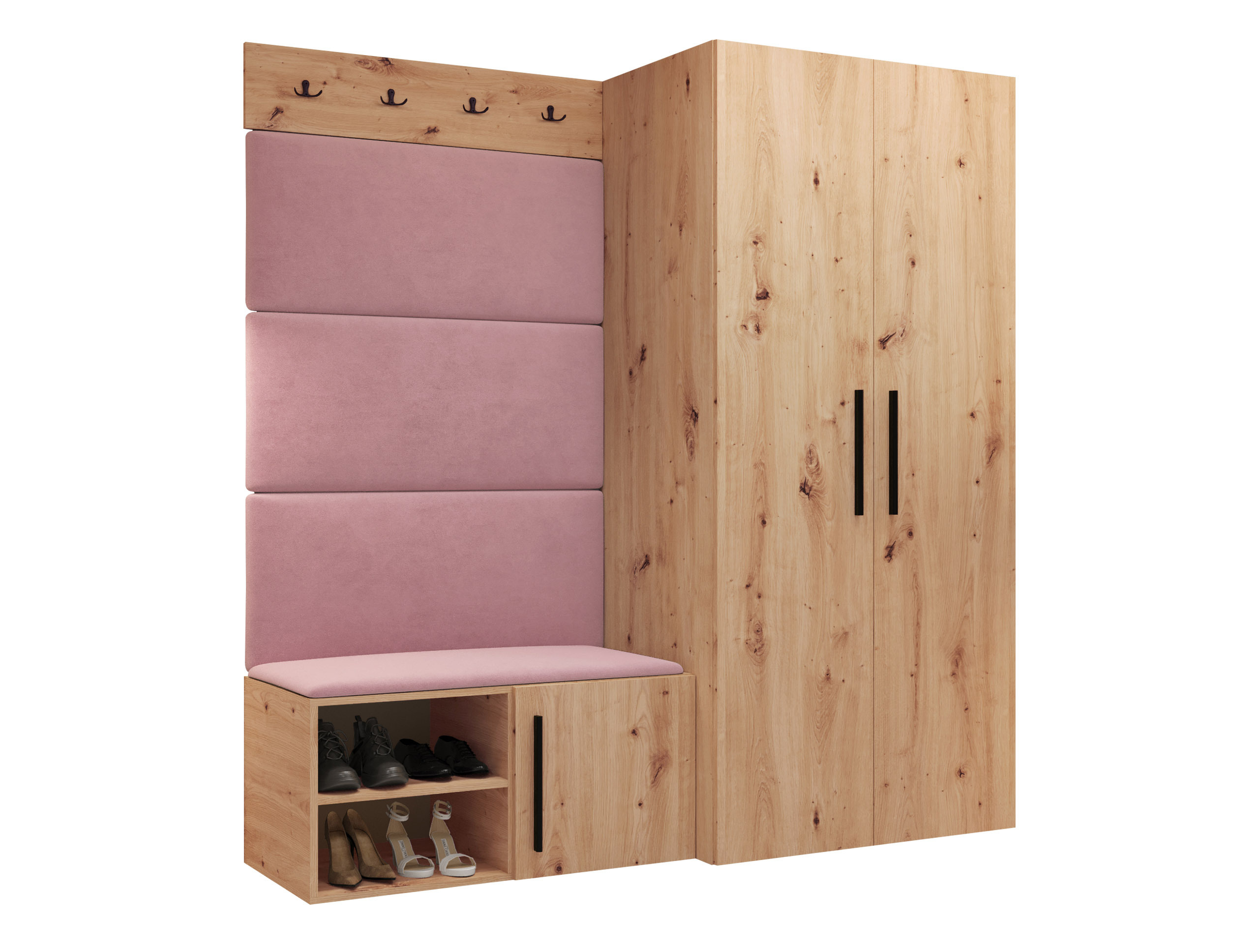 Set arredo da corridoio Nitos I (Rovere Artisan)