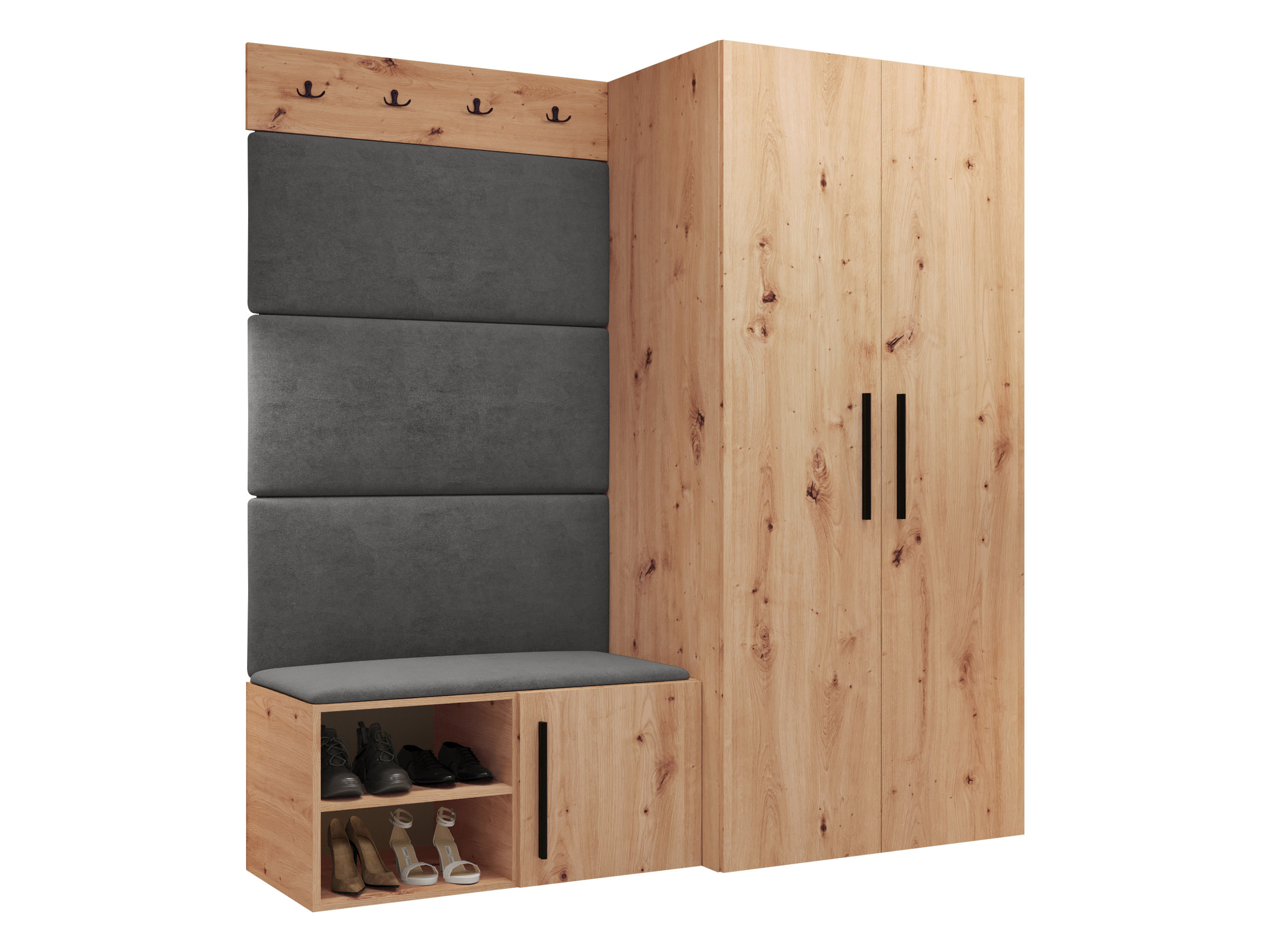 Set arredo da corridoio Nitos I (Rovere Artisan)